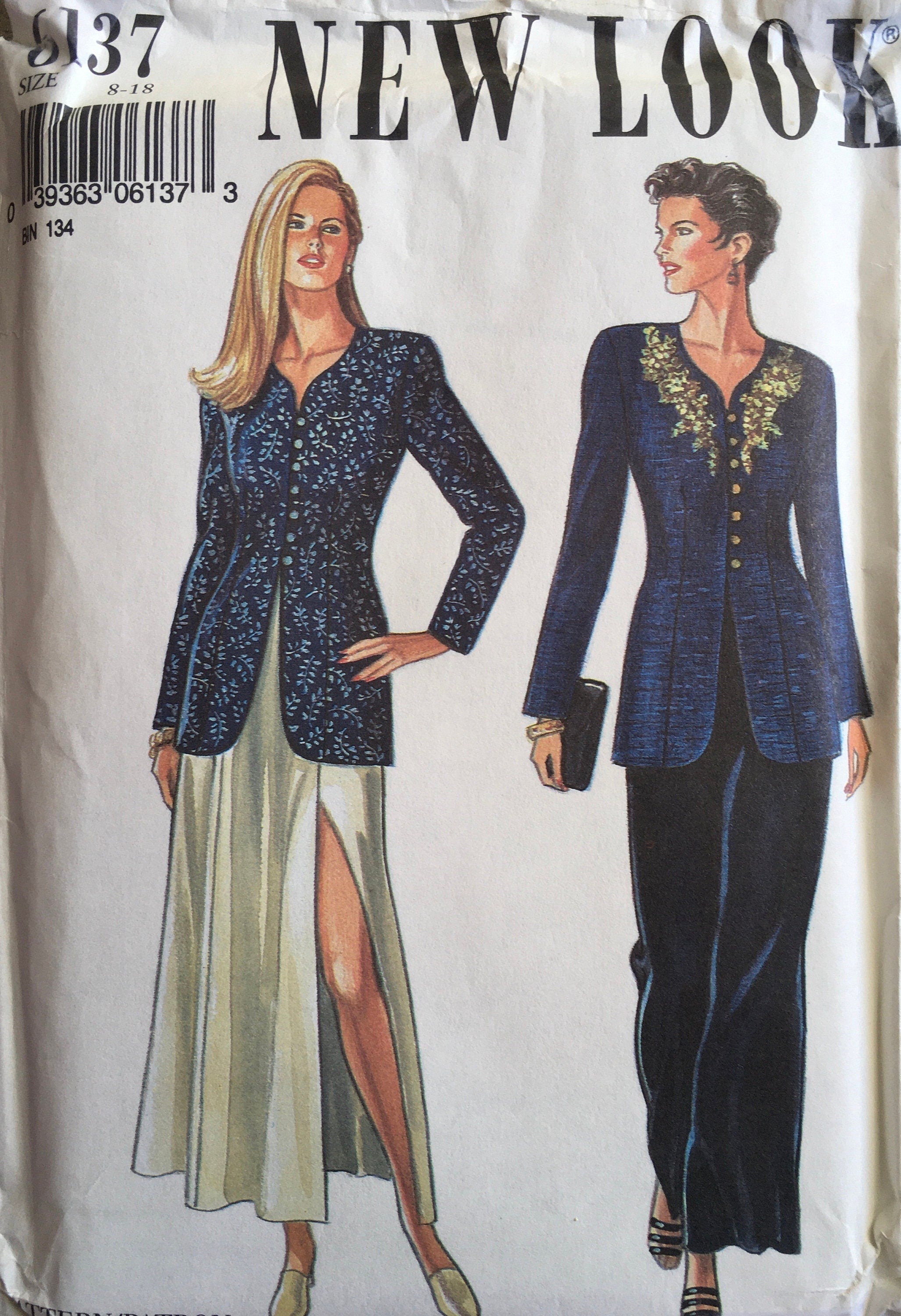 New Look 6137 Sewing Pattern (Vintage) UNCUT