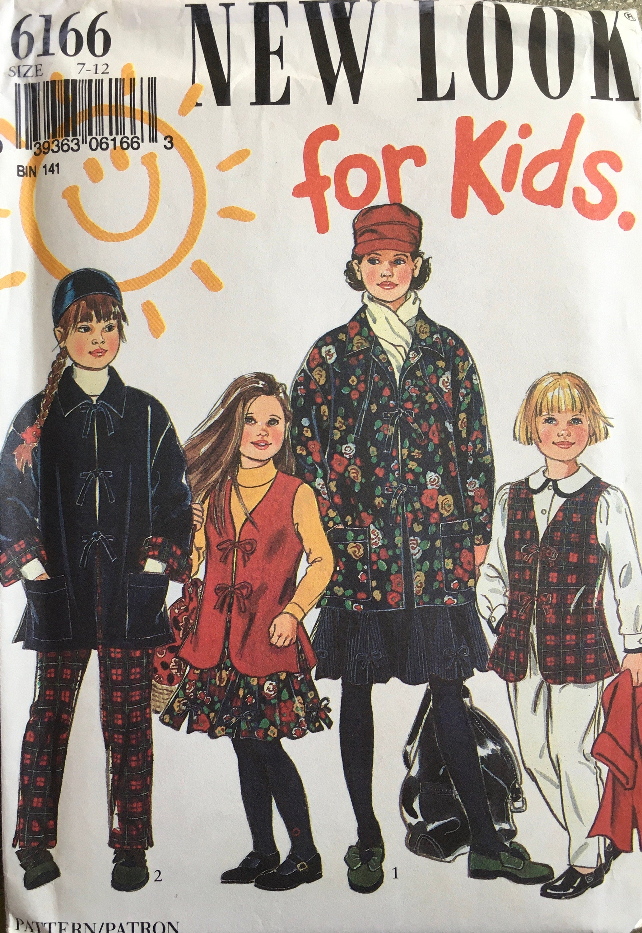 New Look 6166 Sewing Pattern (Vintage) UNCUT