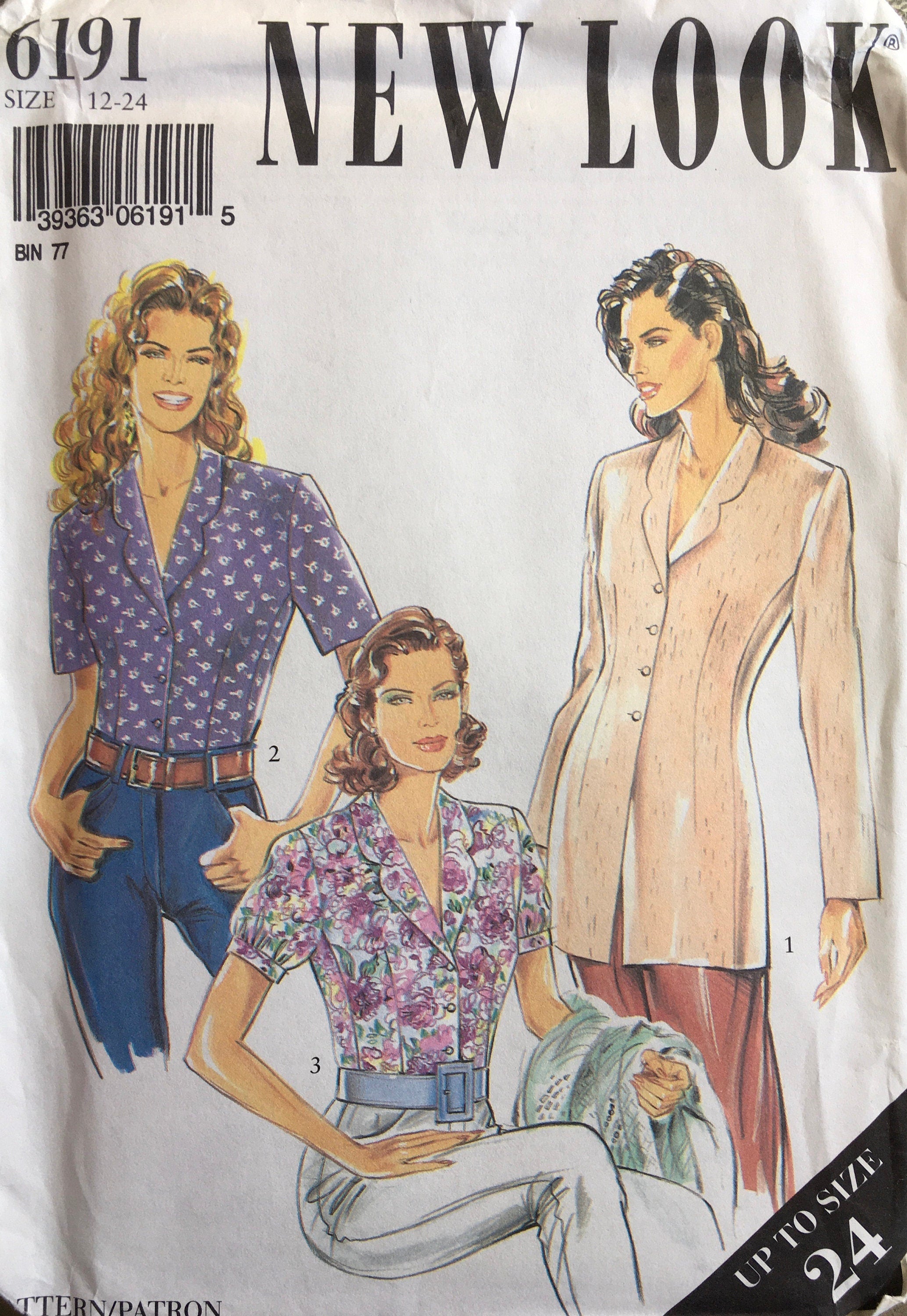 New Look 6191 Sewing Pattern (Vintage) UNCUT
