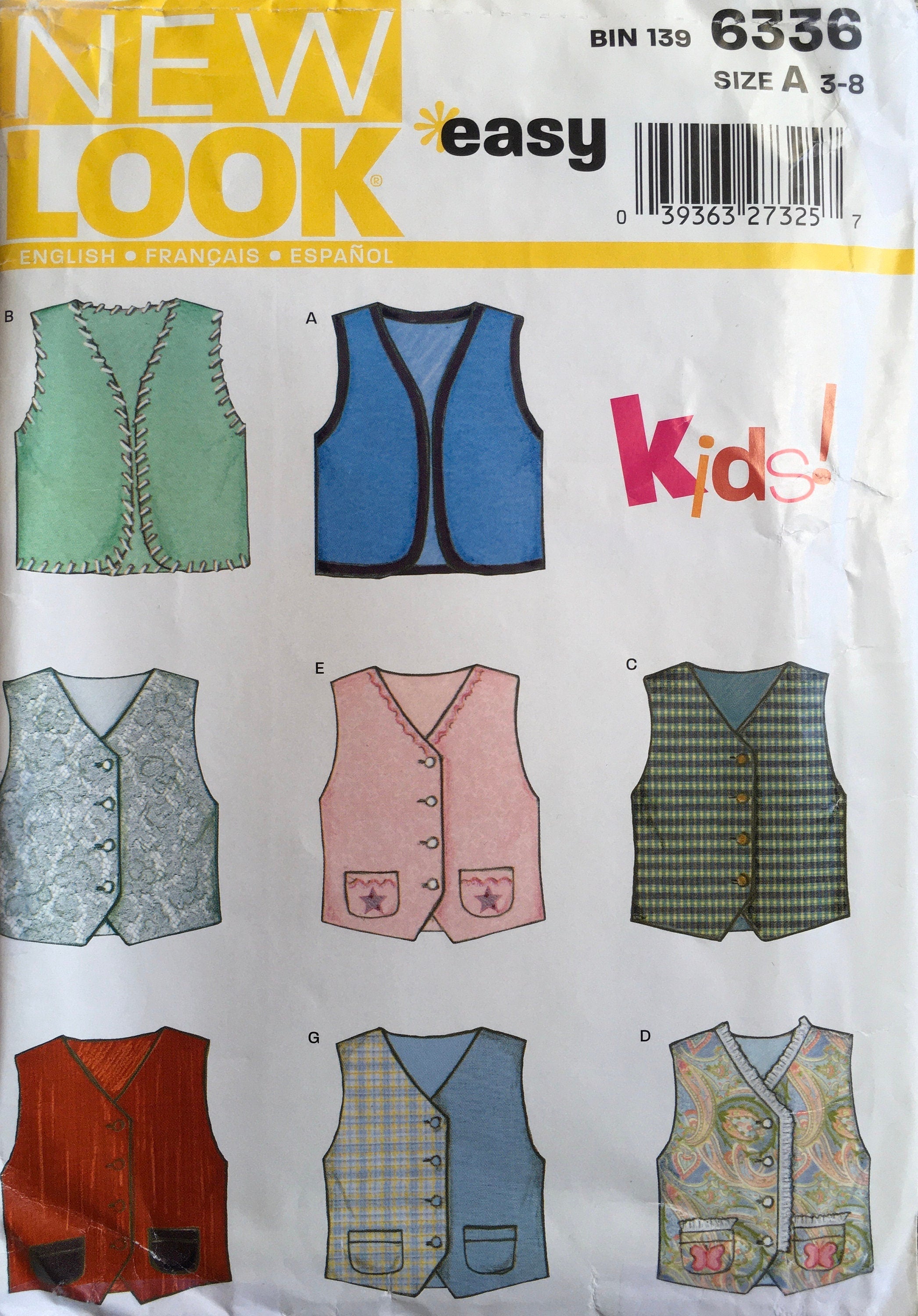 New Look 6336 Sewing Pattern (Vintage) CUT