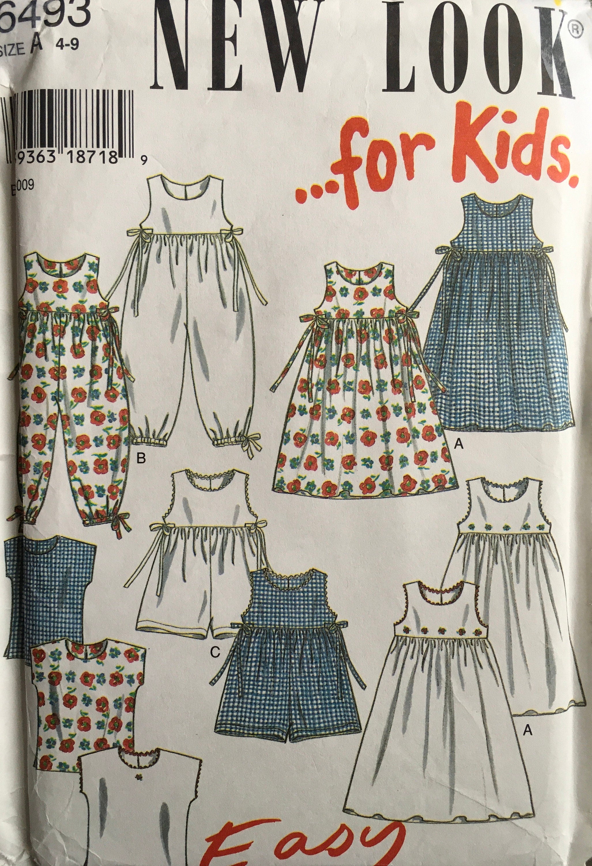 New Look 6493 Sewing Pattern (Vintage) UNCUT