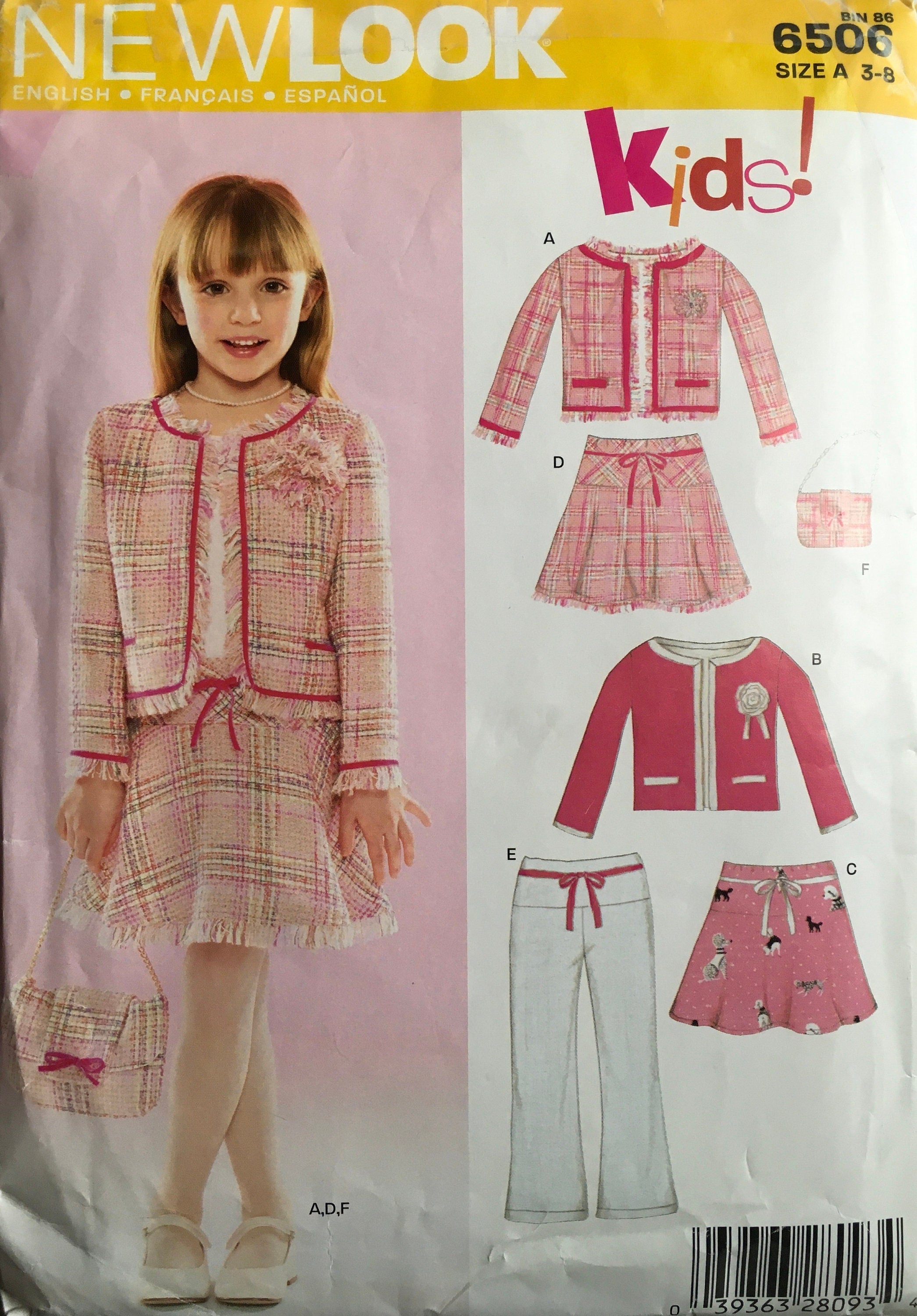 New Look 6506 Sewing Pattern (Vintage) CUT