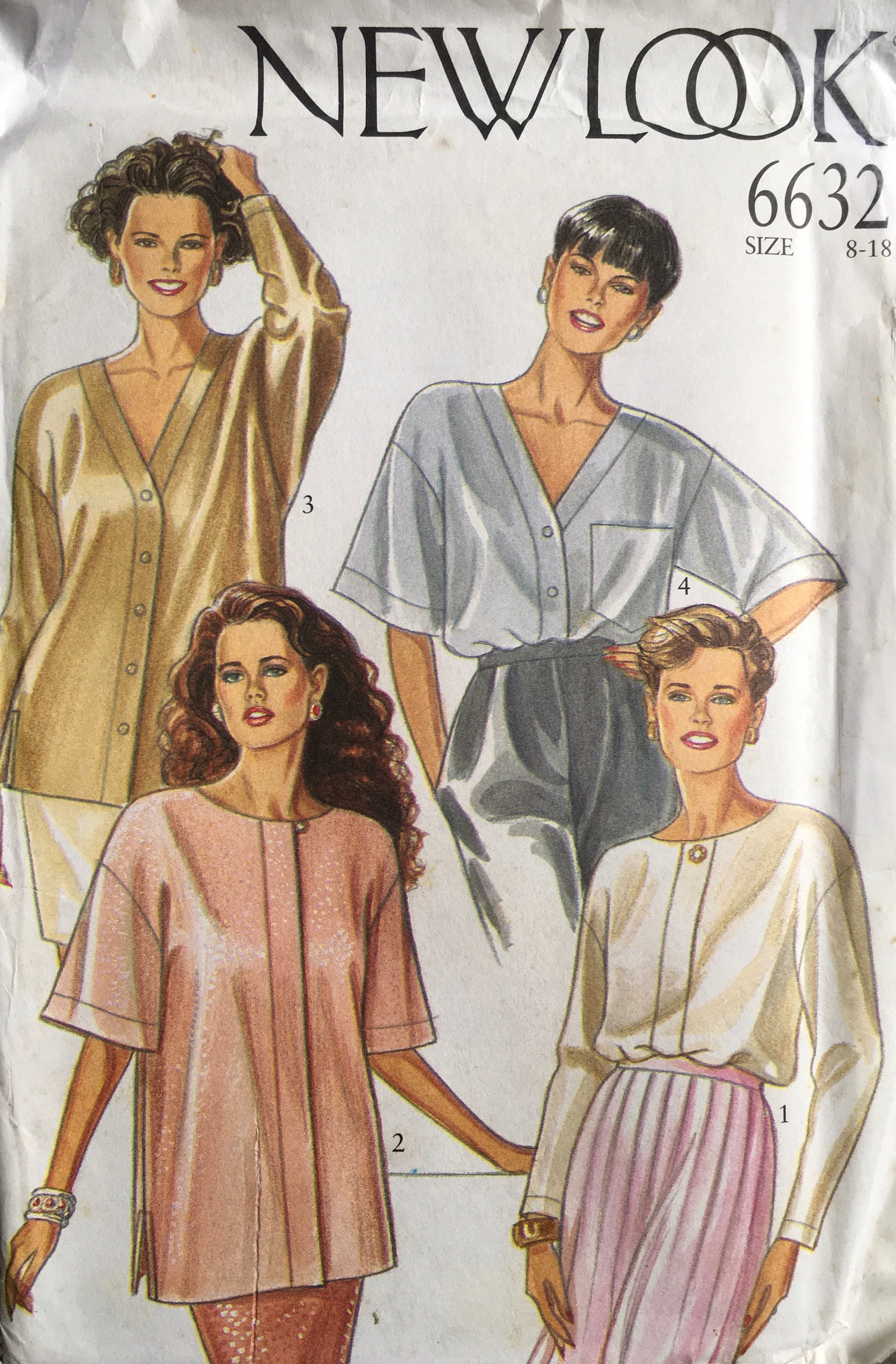 New Look 6632 Sewing Pattern (Vintage) UNCUT