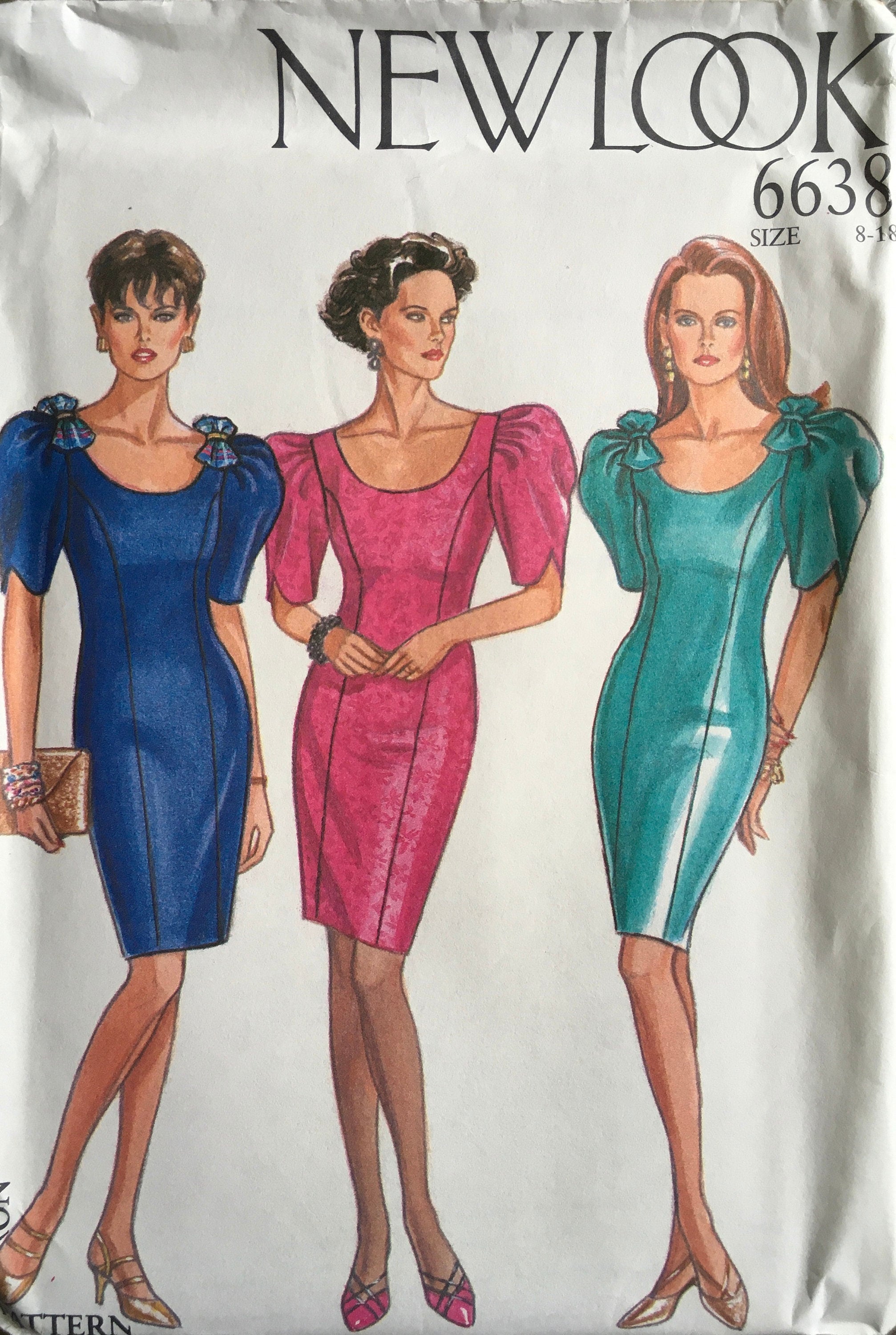 New Look 6638 Sewing Pattern (Vintage) UNCUT