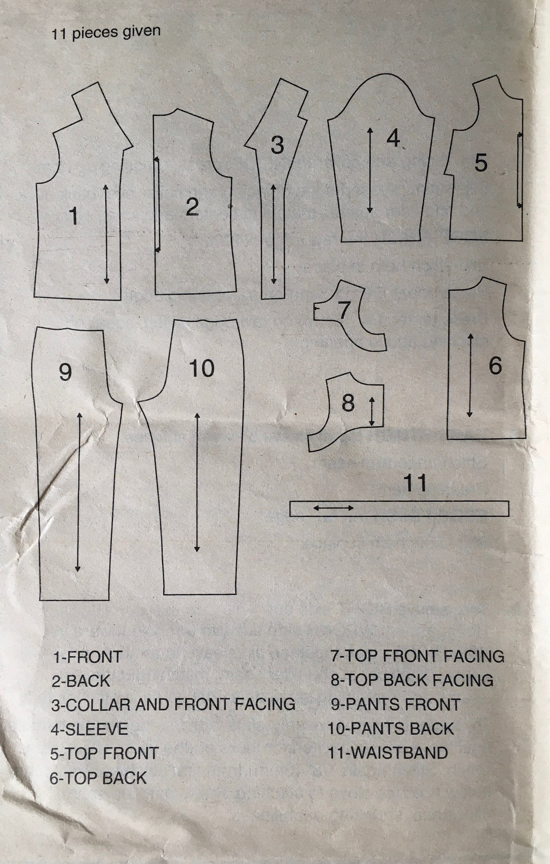 New Look 6734 Sewing Pattern (Vintage) CUT