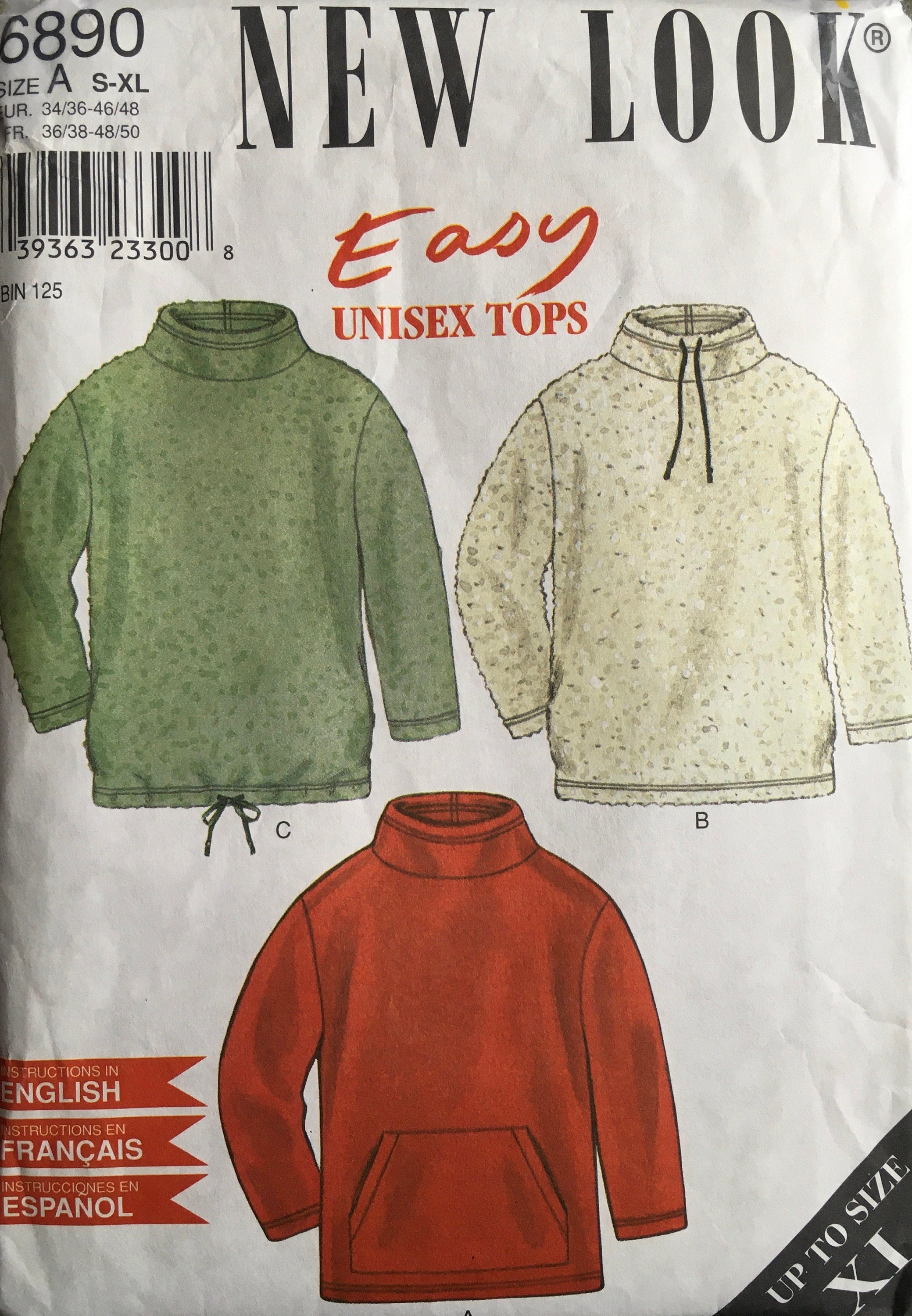 New Look 6890 Sewing Pattern (Vintage) CUT