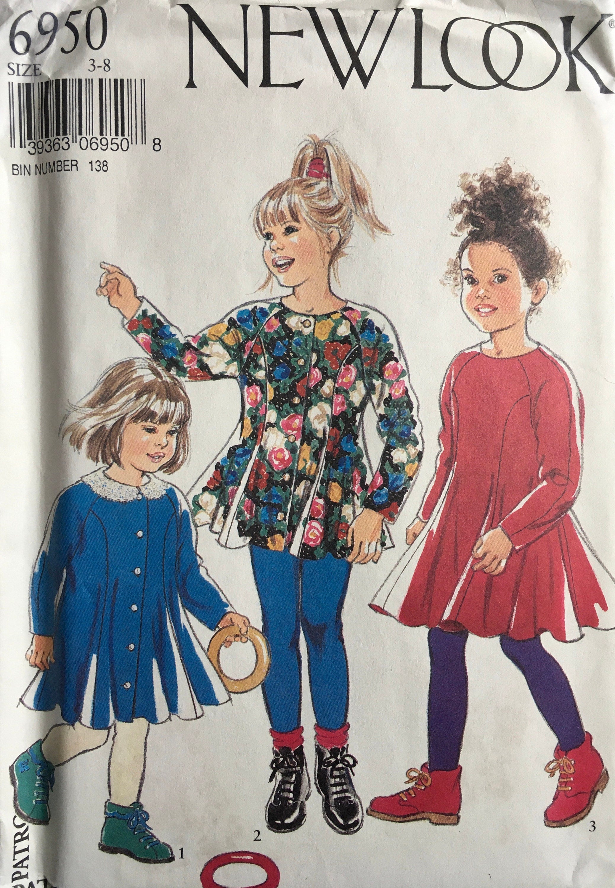 New Look 6950 Sewing Pattern (Vintage) UNCUT