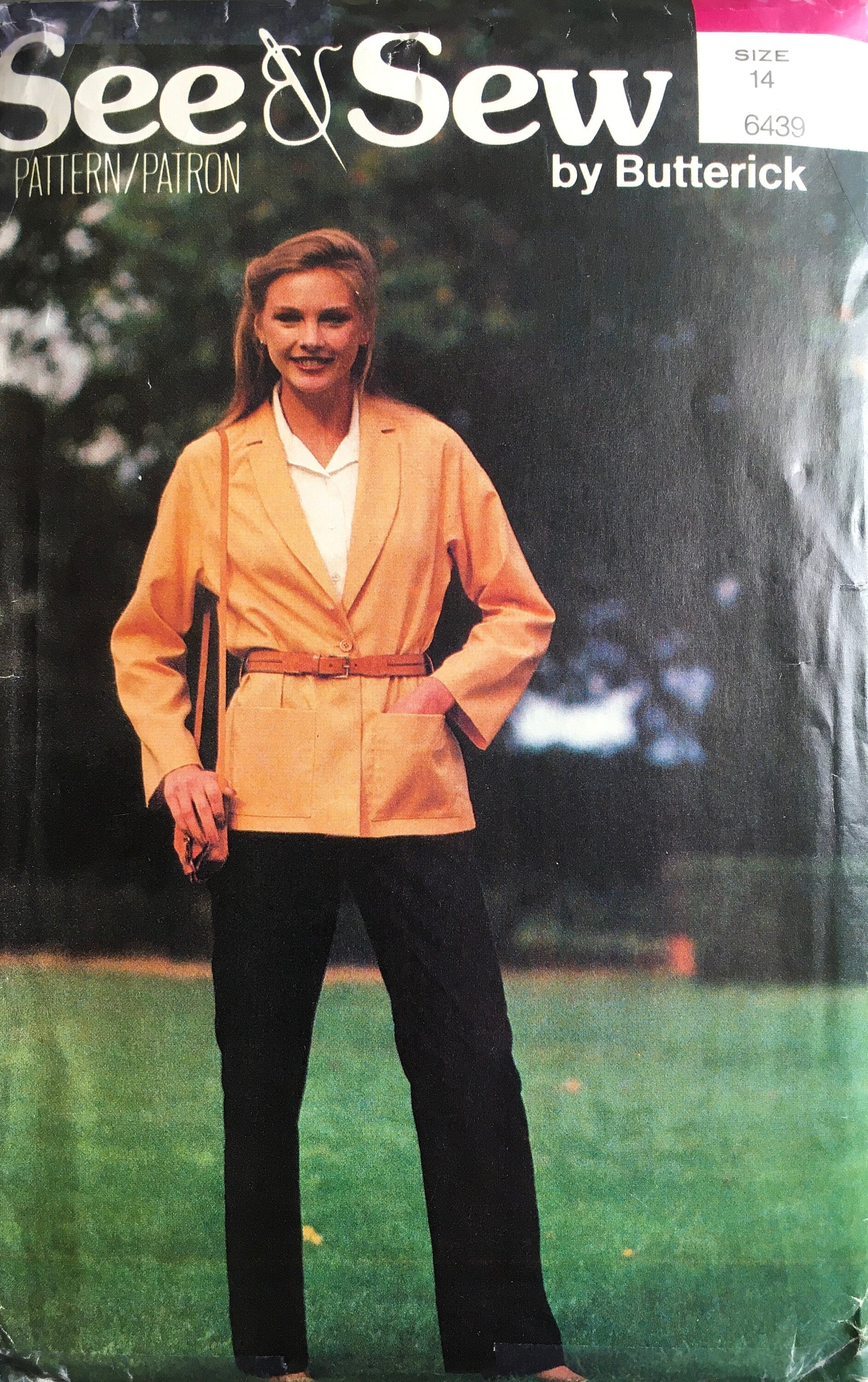 See & Sew 6439 Sewing Pattern (Vintage) UNCUT