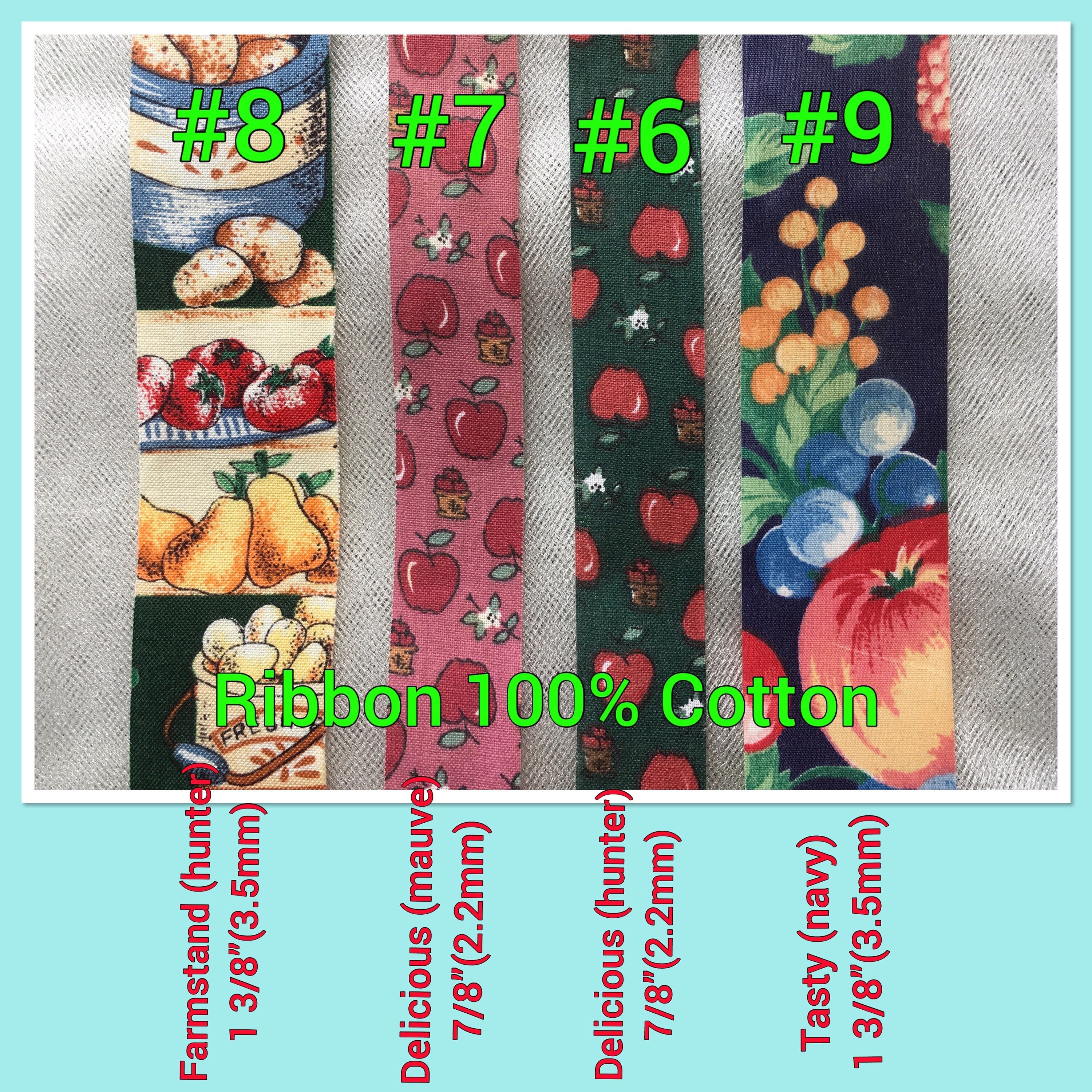 5 Yards Cotton Ribbon (Vintage) III