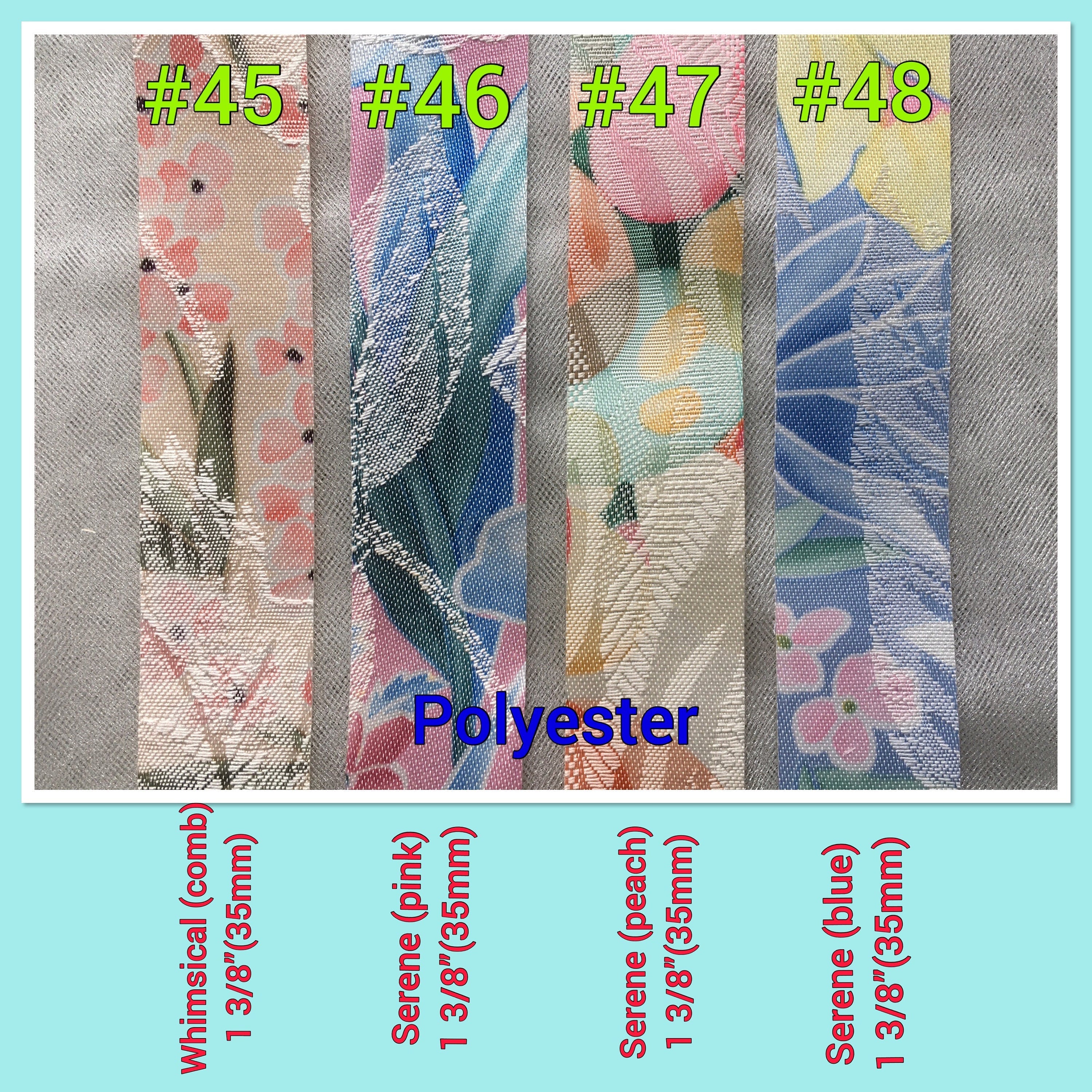 5 Yards Rayon Ribbon (Vintage) XI