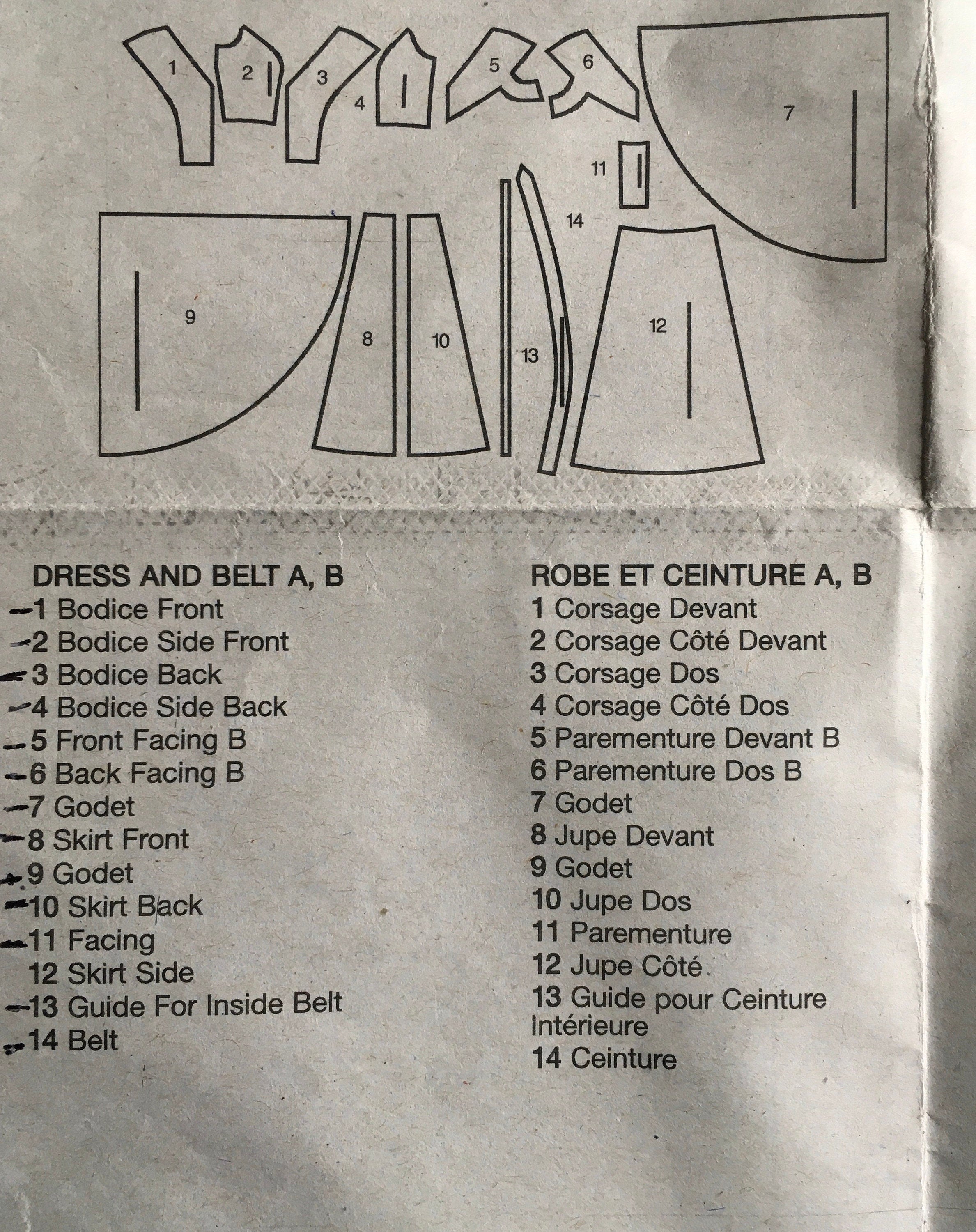 Vogue 1172 Sewing Pattern (Vintage) CUT