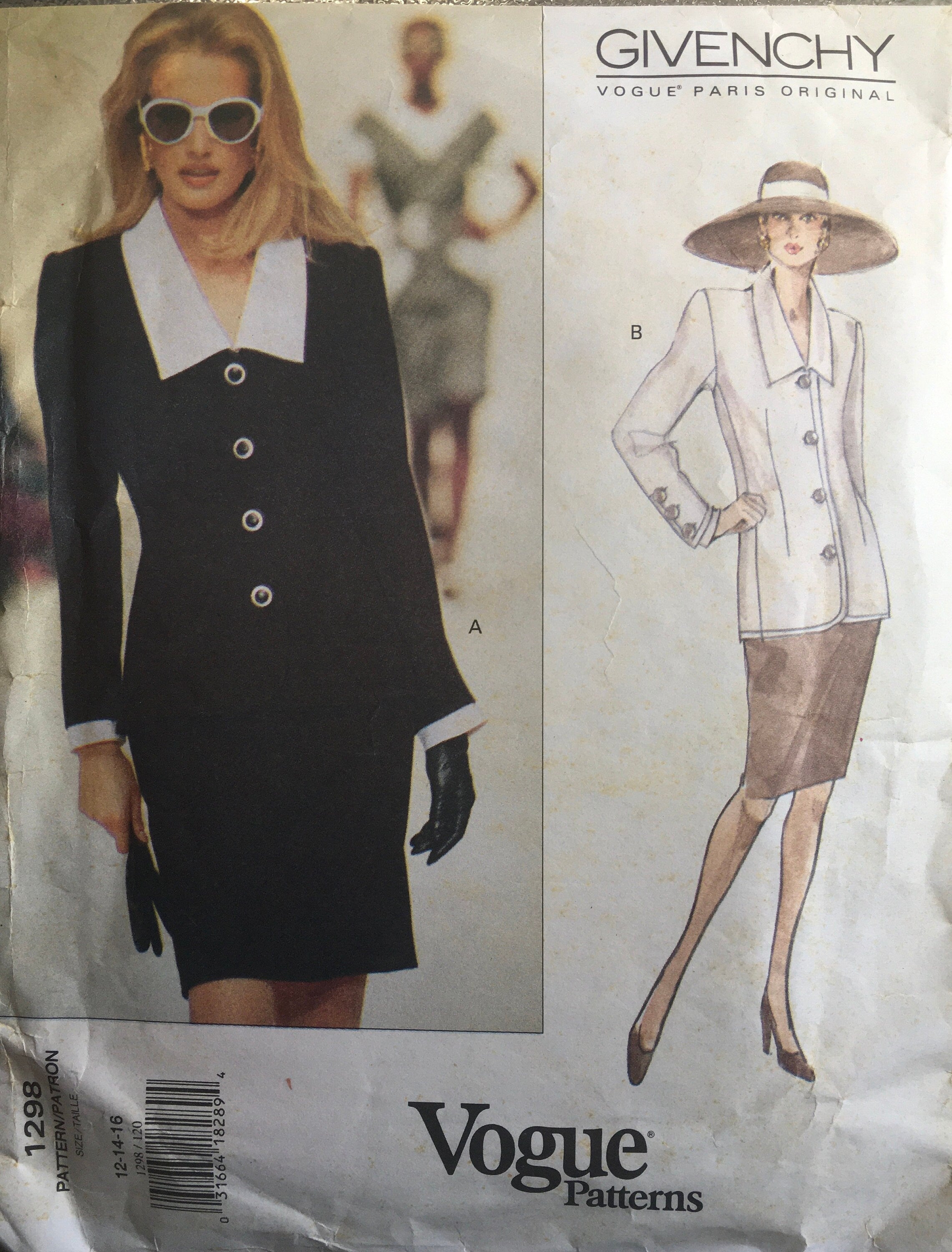 Vogue 1298 Sewing Pattern (Vintage) CUT
