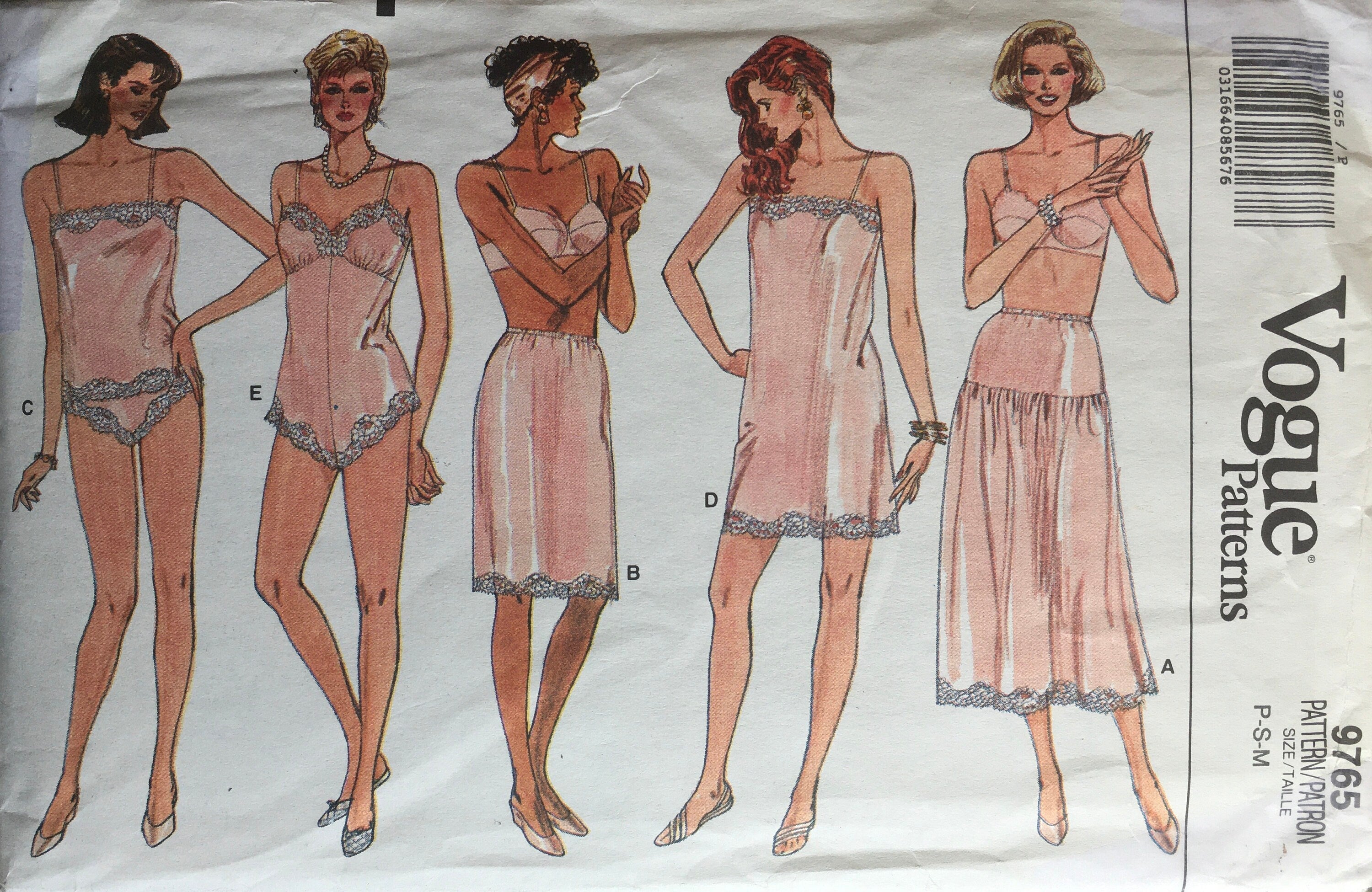 Vogue 9765 Sewing Pattern (Vintage) UNCUT