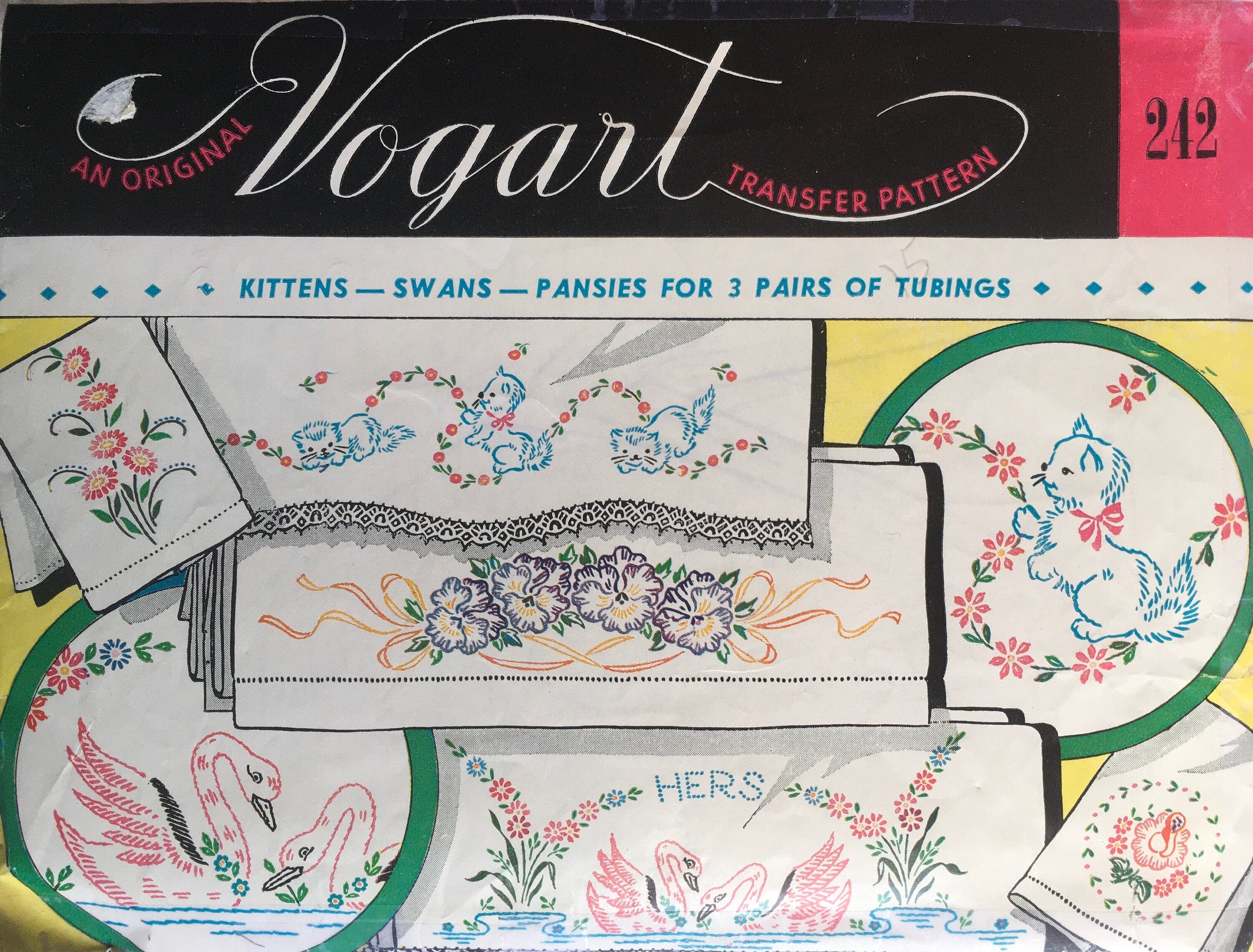 Vogart Transfer Patterns (Vintage) UNCUT/CUT