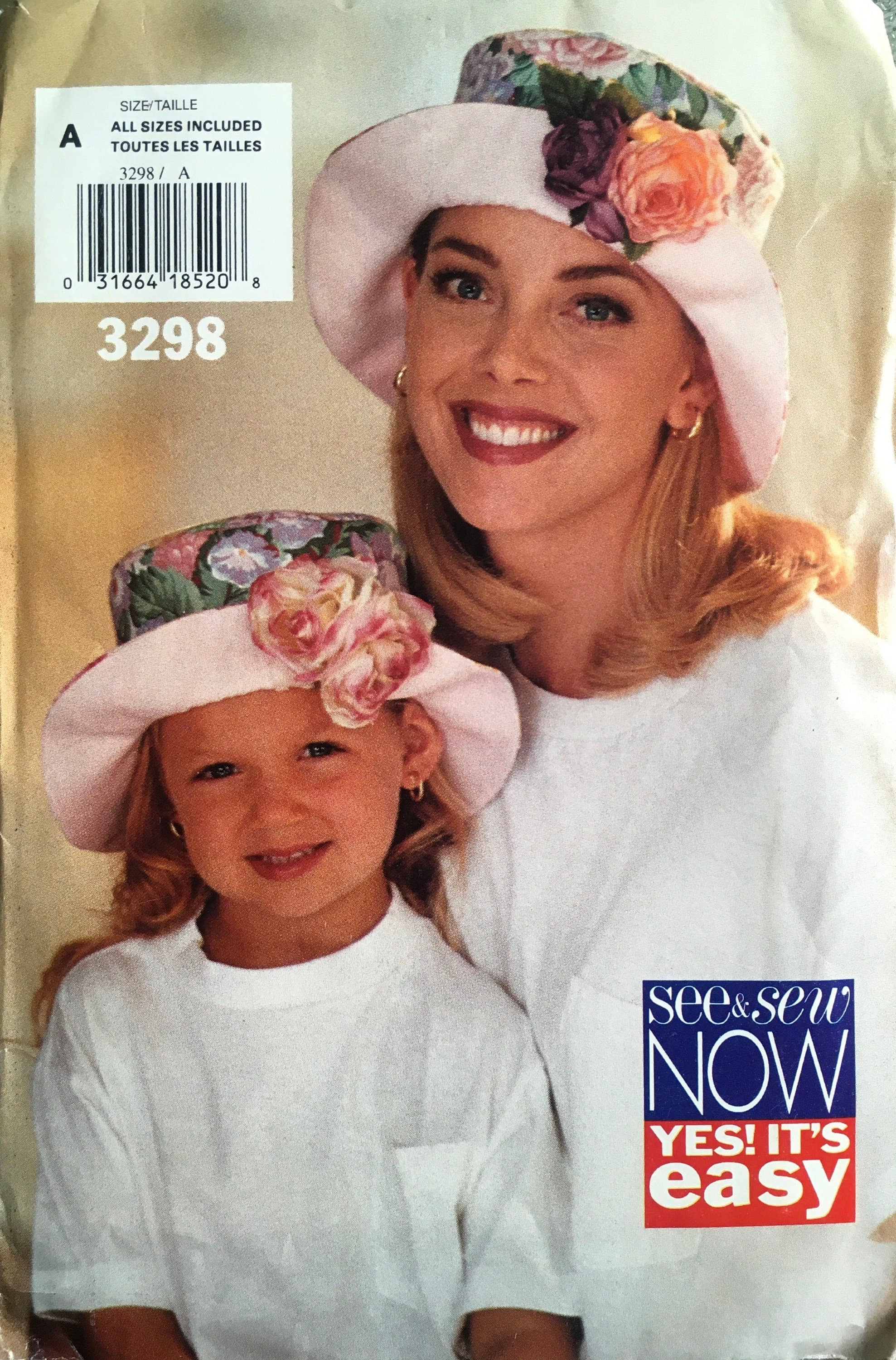 See & Sew 3298 Sewing Pattern (Vintage) UNCUT