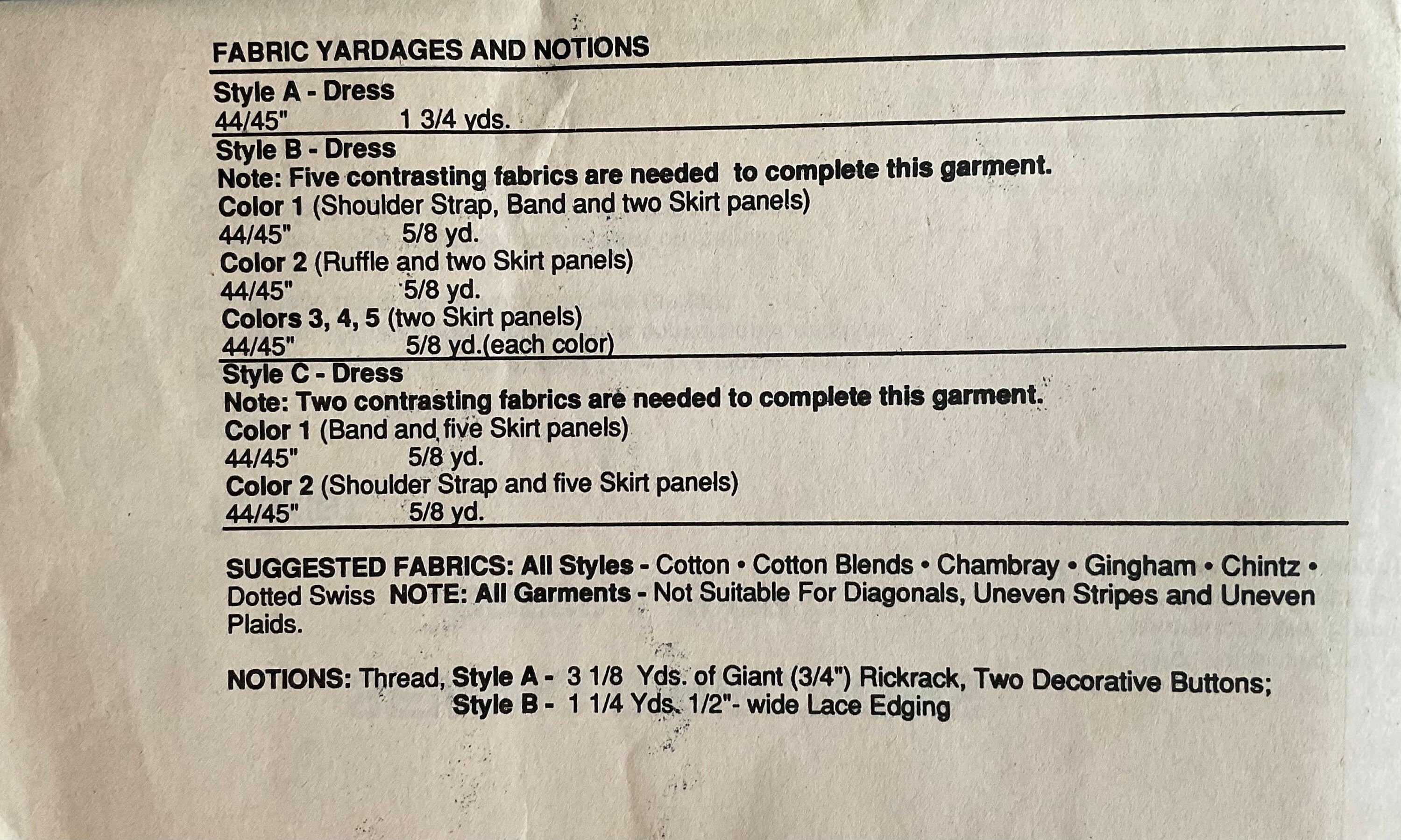 Woman’s Day Sewing Pattern (Vintage) UNCUT