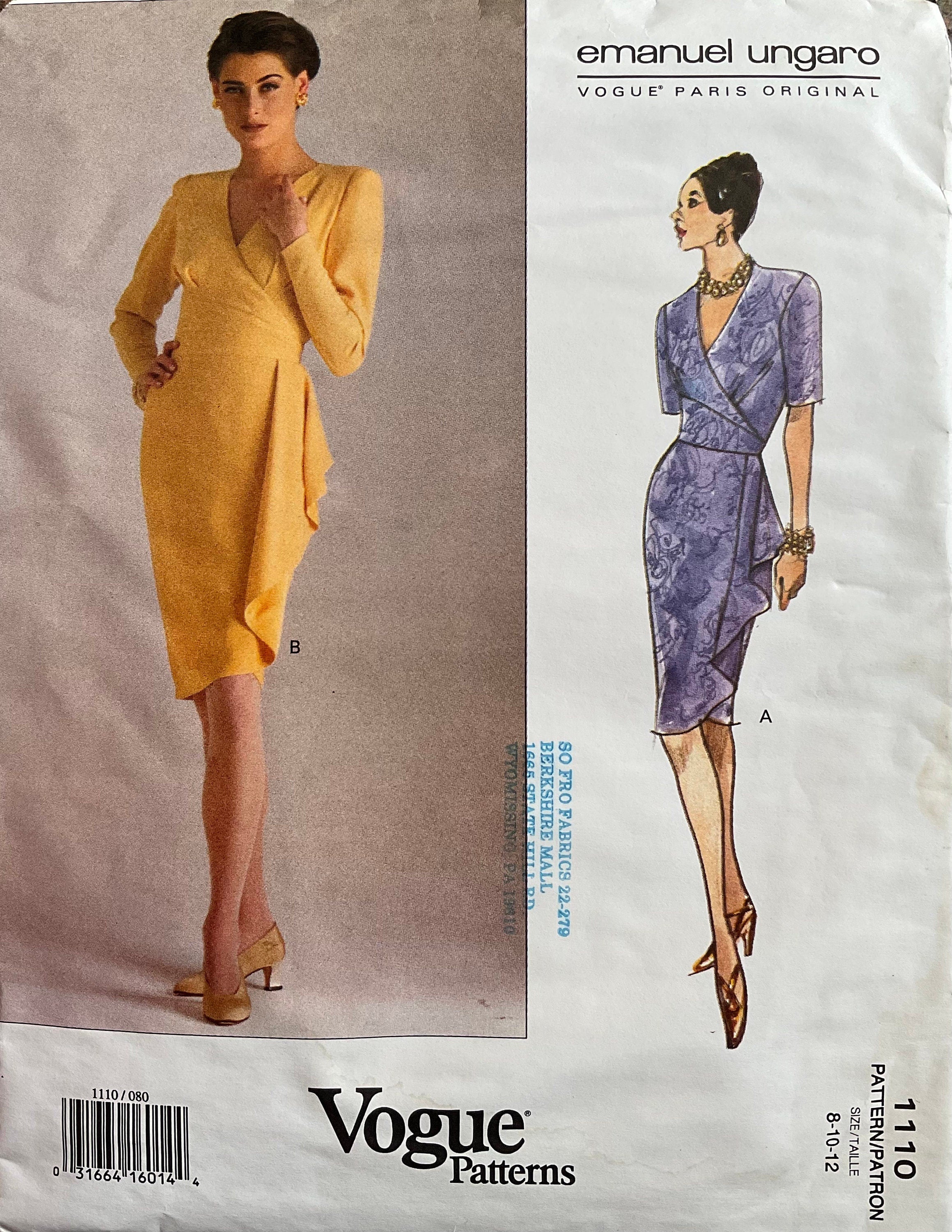Vogue 1110 Sewing Pattern (Vintage) UNCUT