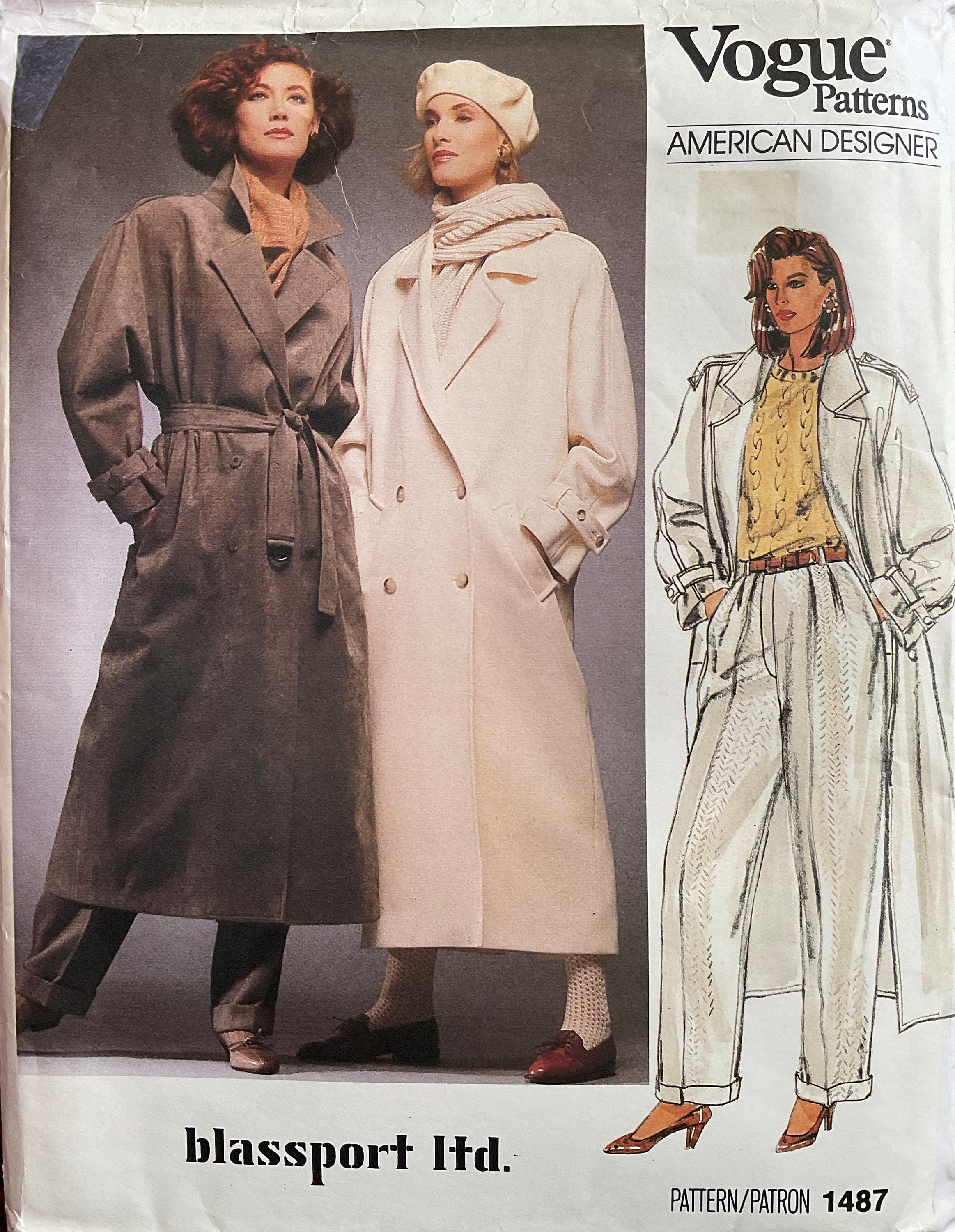 Vogue 1487 Sewing Pattern (Vintage) UNCUT