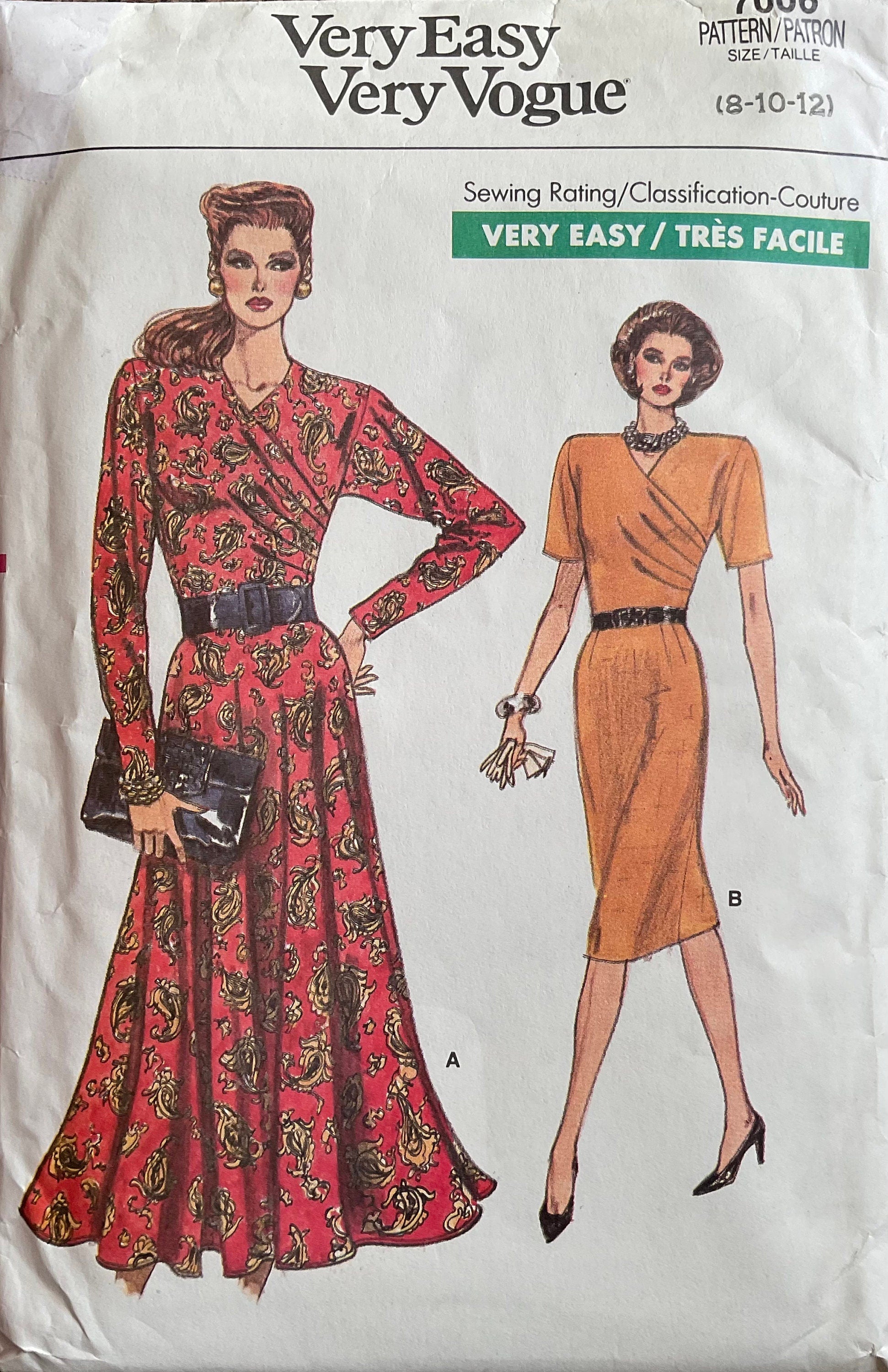 Vogue 7006 Sewing Pattern (Vintage) UNCUT