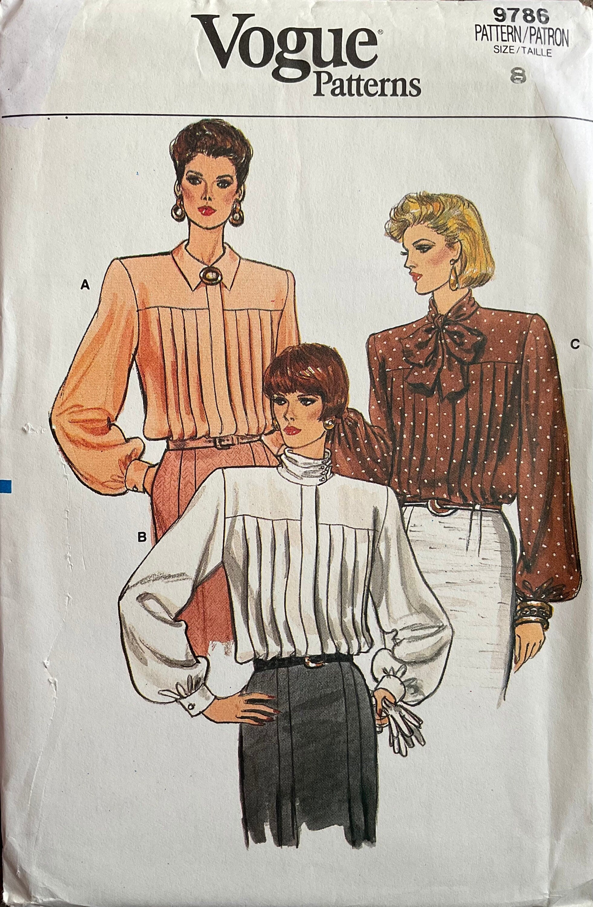 Vogue 9786 Sewing Pattern (Vintage) UNCUT