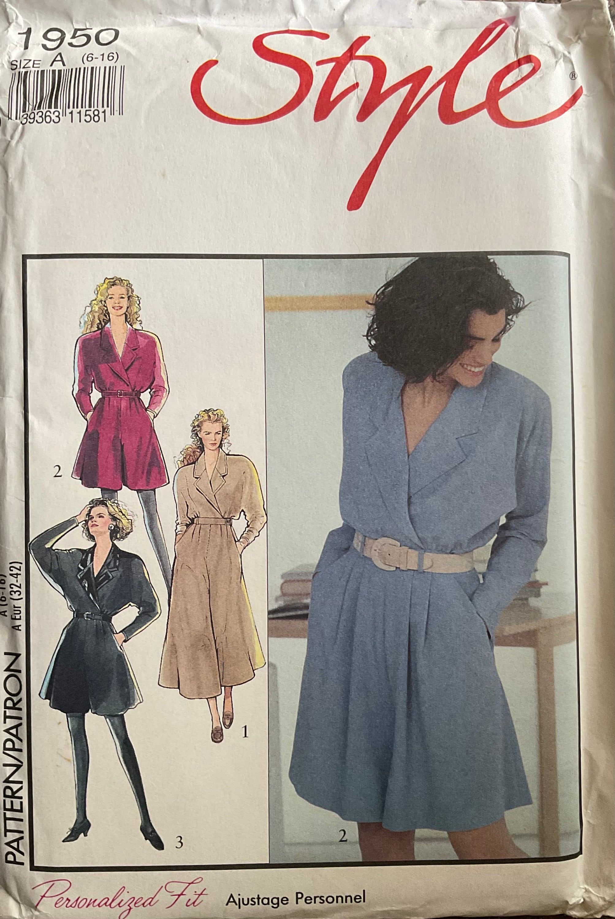 Style 1950 Sewing Pattern (Vintage) UNCUT