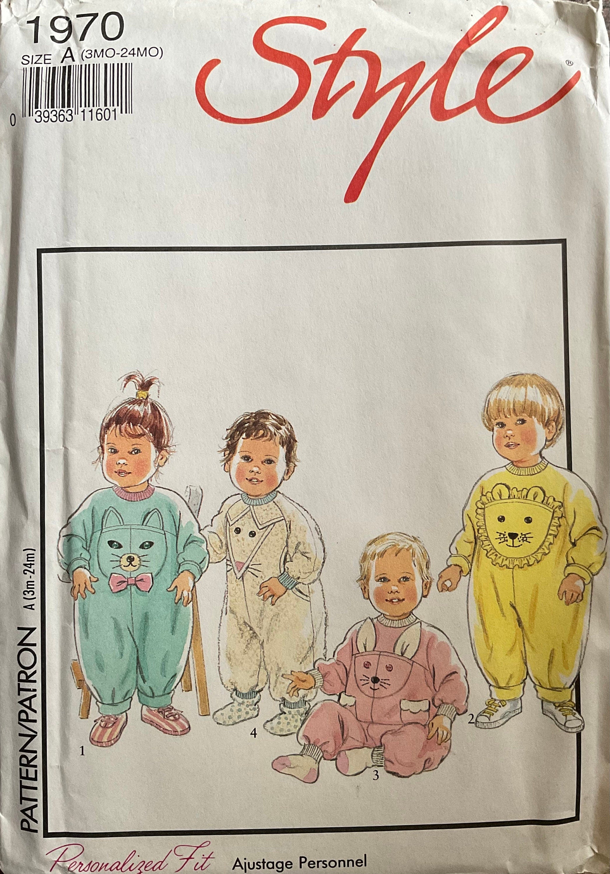 Style 1970 Sewing Pattern (Vintage) UNCUT