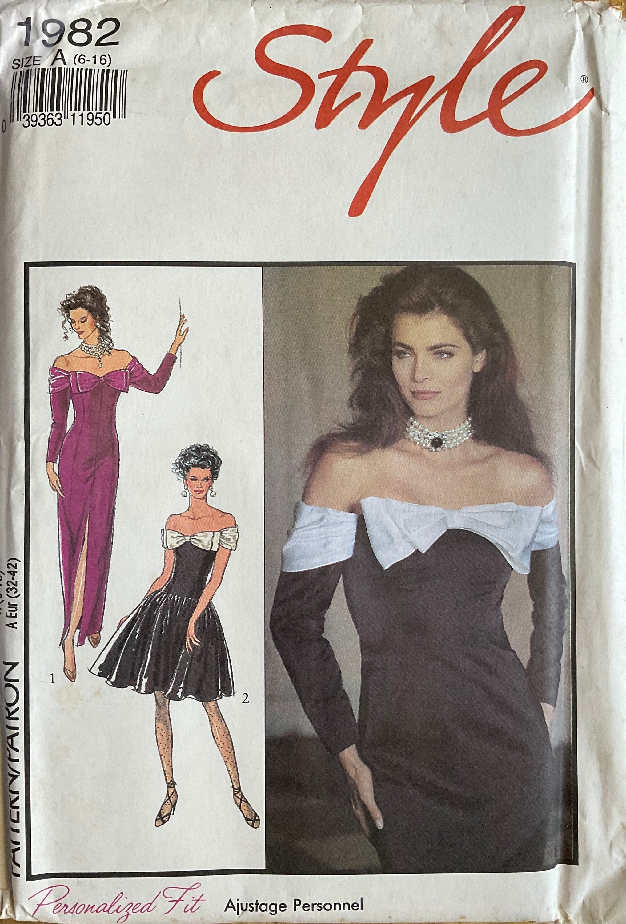 Style 1982 Sewing Pattern (Vintage) UNCUT