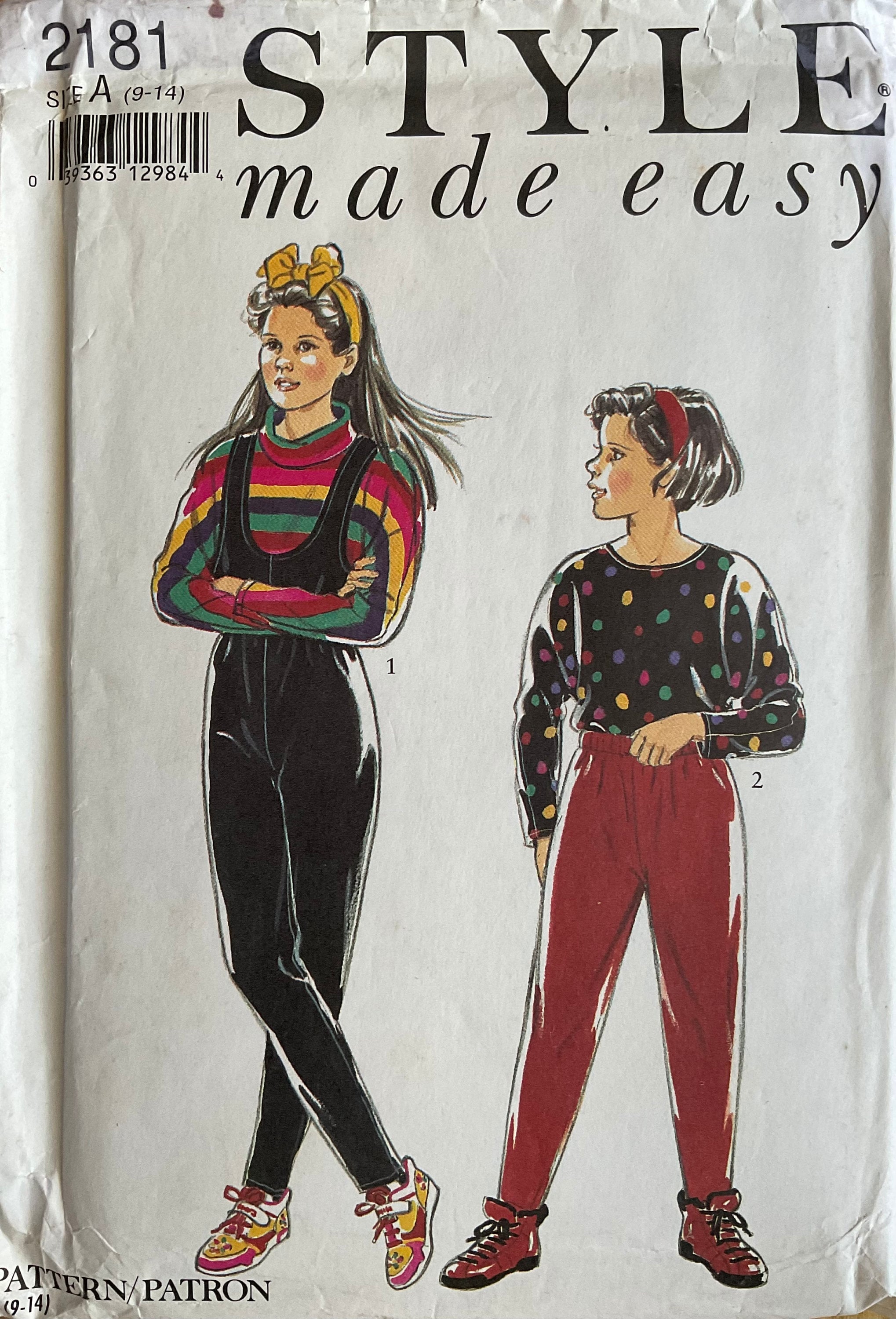 Style 2181 Sewing Pattern (Vintage) CUT