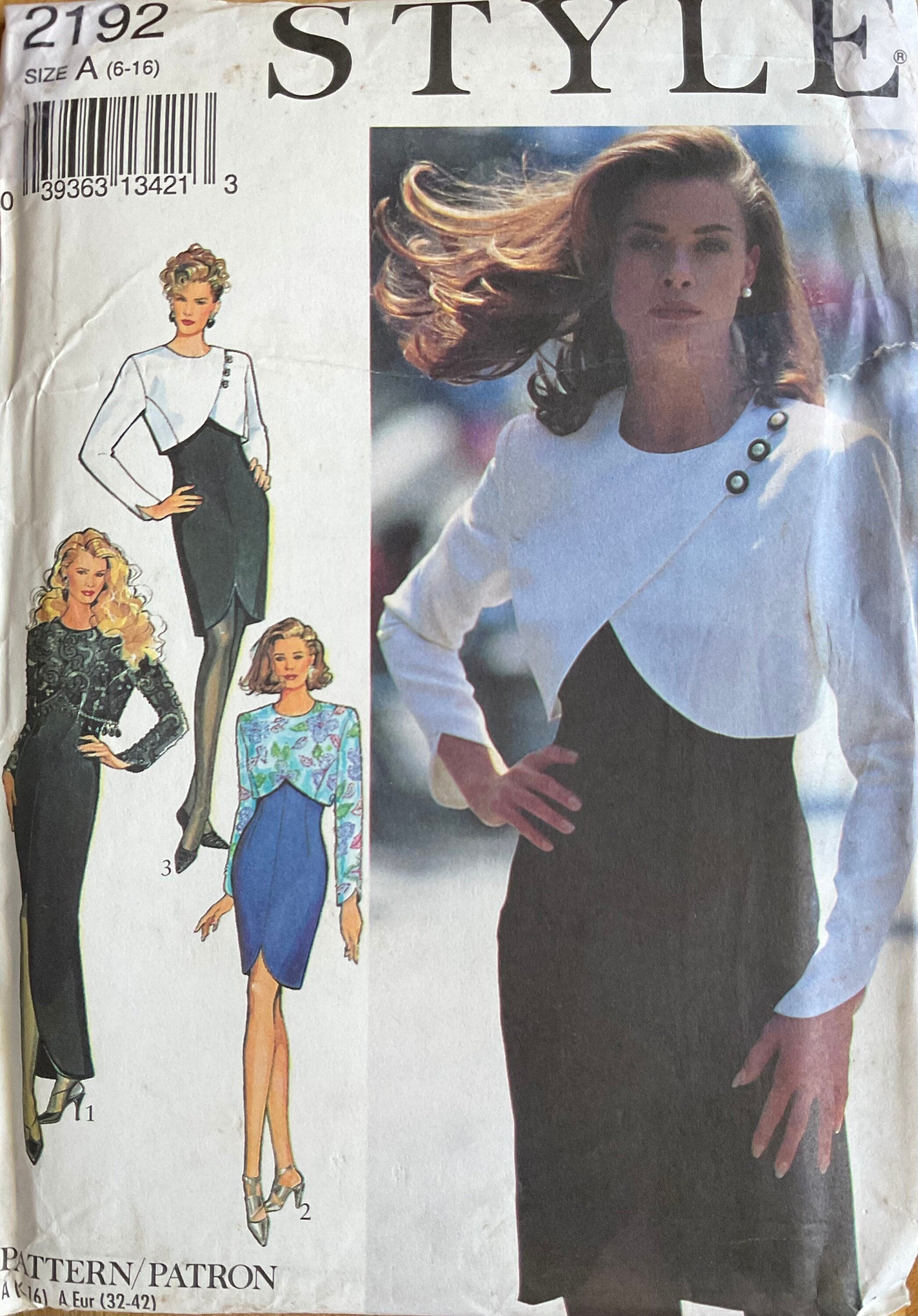 Style 2192 Sewing Pattern (Vintage) UNCUT
