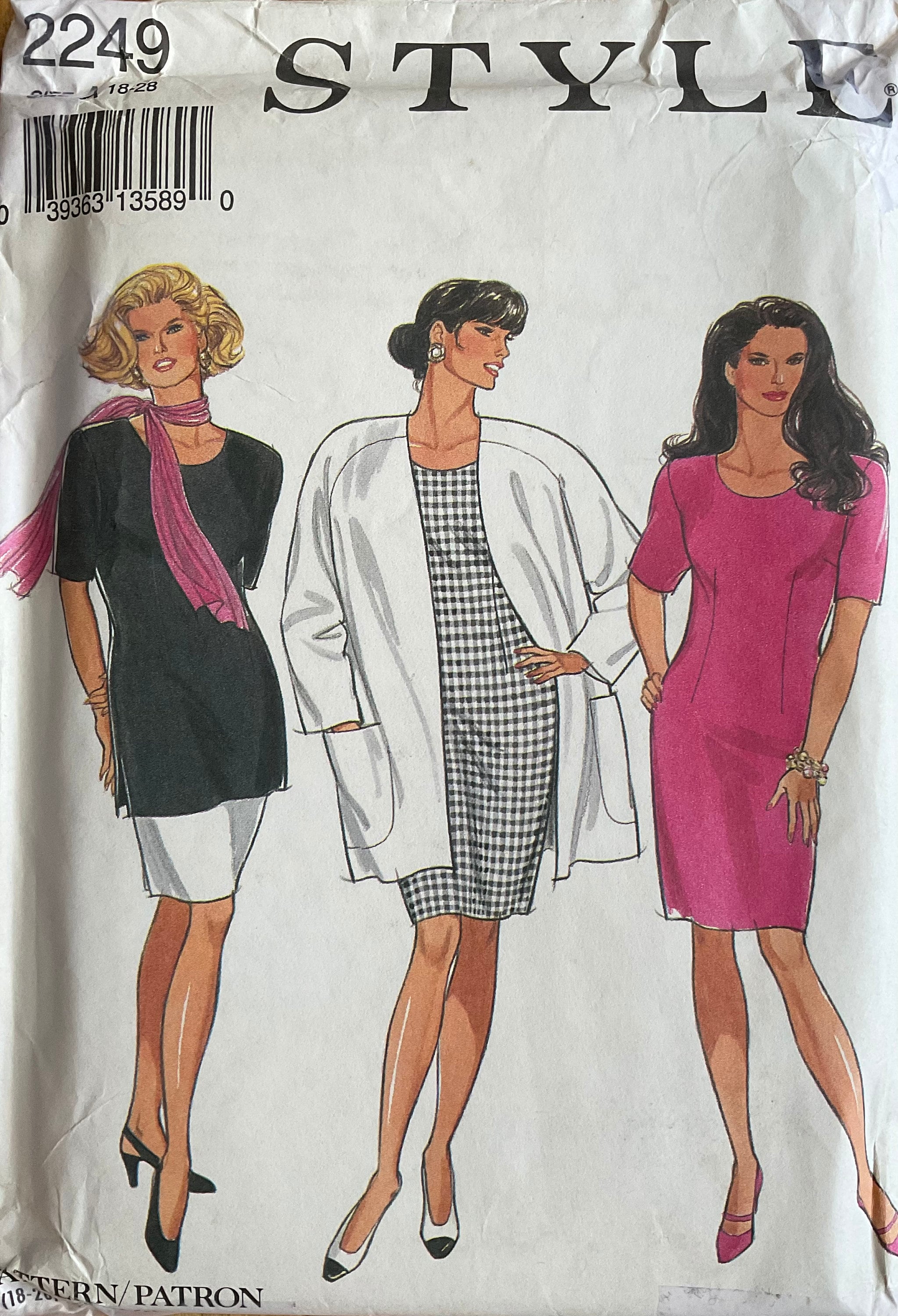 Style 2249 Sewing Pattern (Vintage) UNCUT