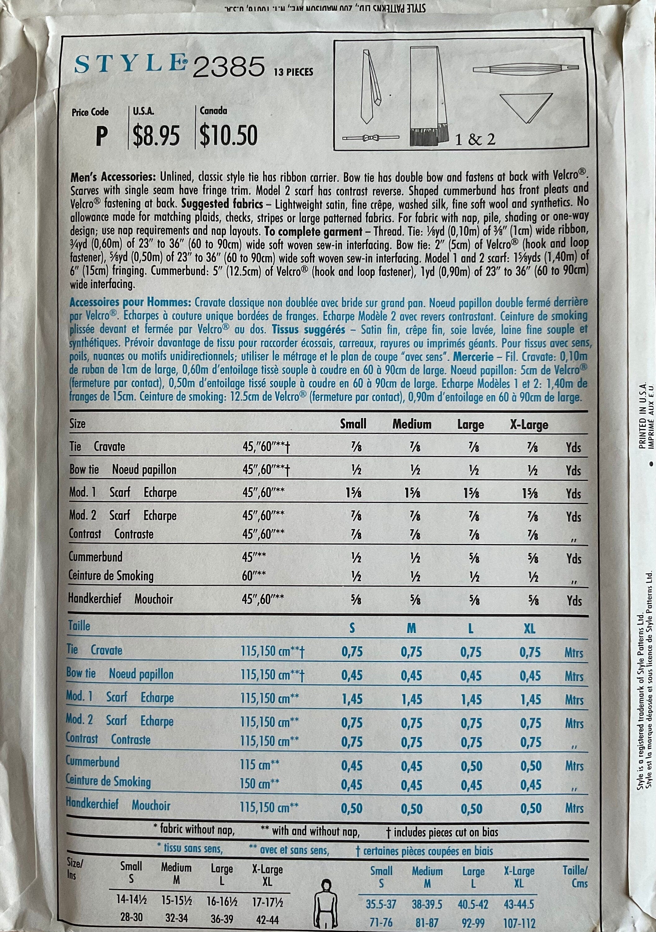 Style 2385 Sewing Pattern (Vintage) UNCUT