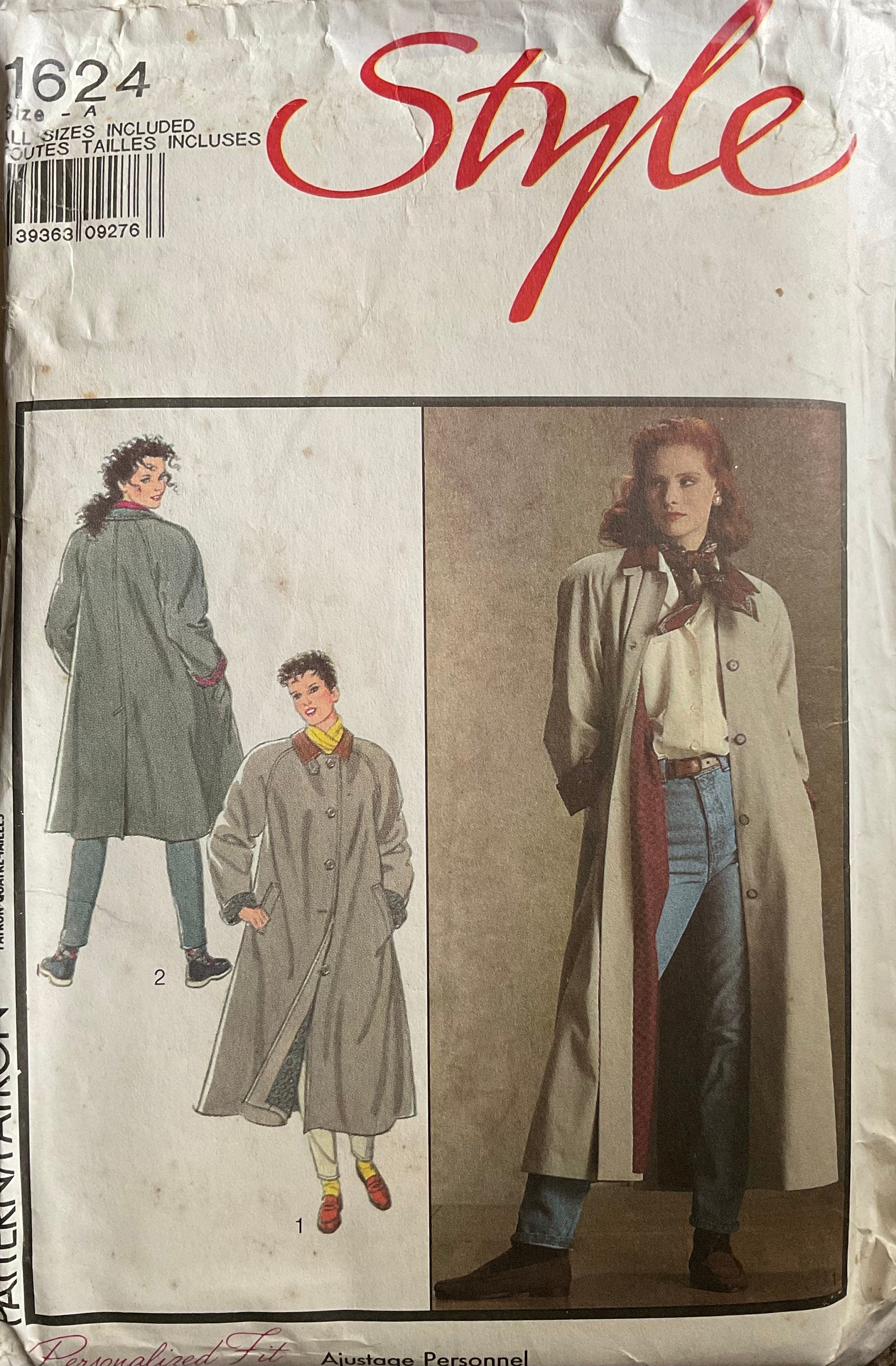 Style 1624 Sewing Pattern (Vintage) UNCUT