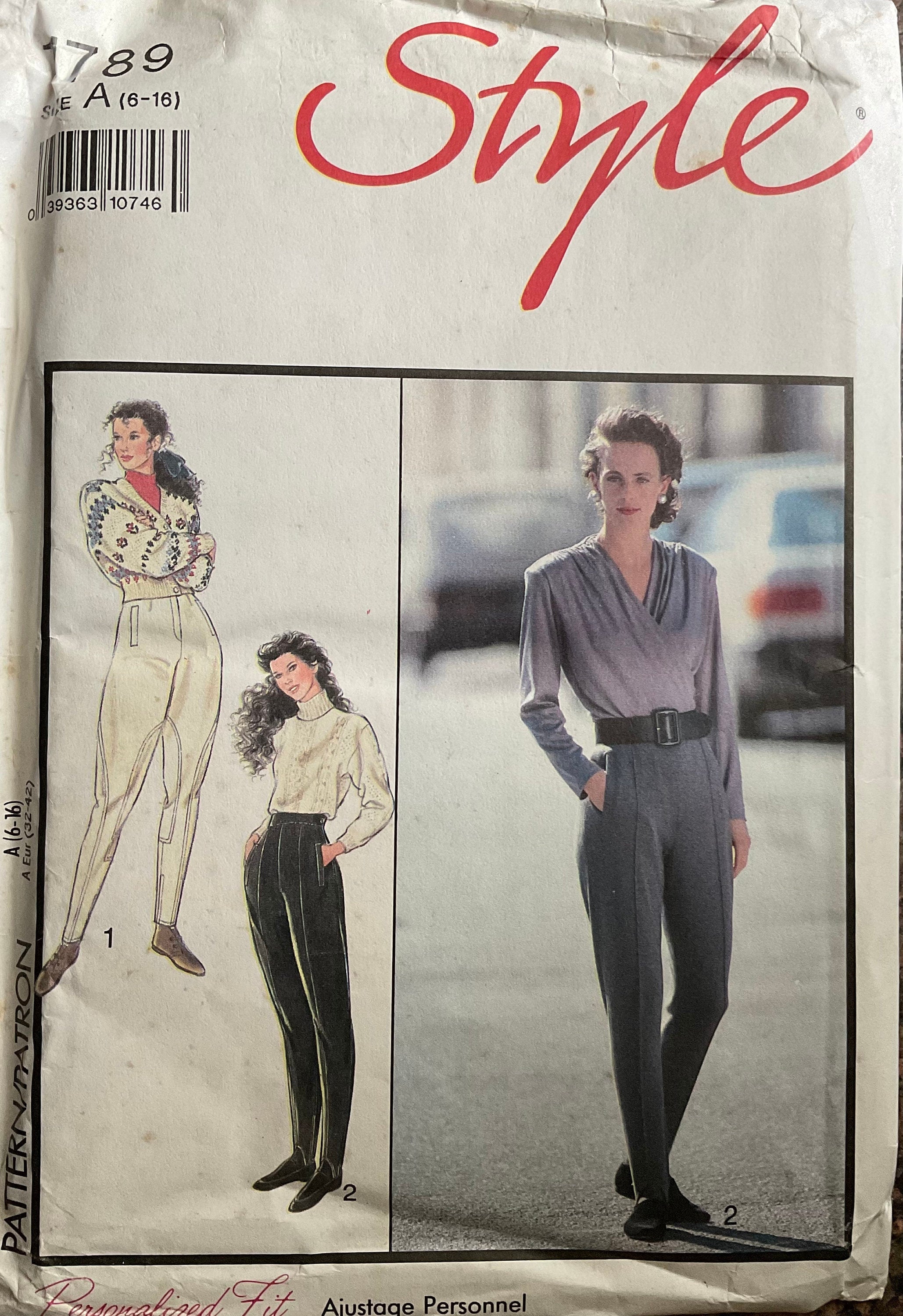 Style 1789 Sewing Pattern (Vintage) UNCUT