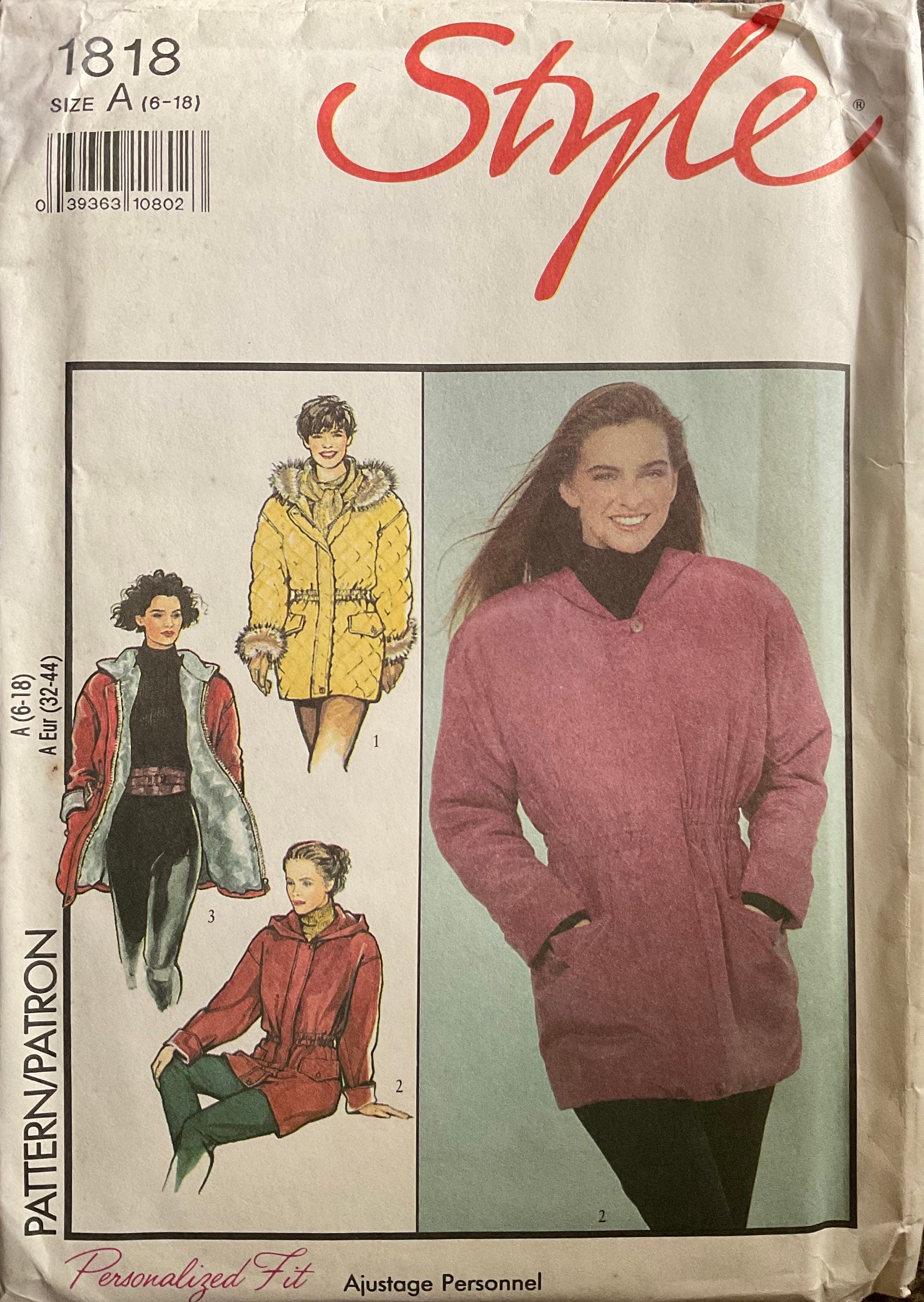 Style 1818 Sewing Pattern (Vintage) UNCUT