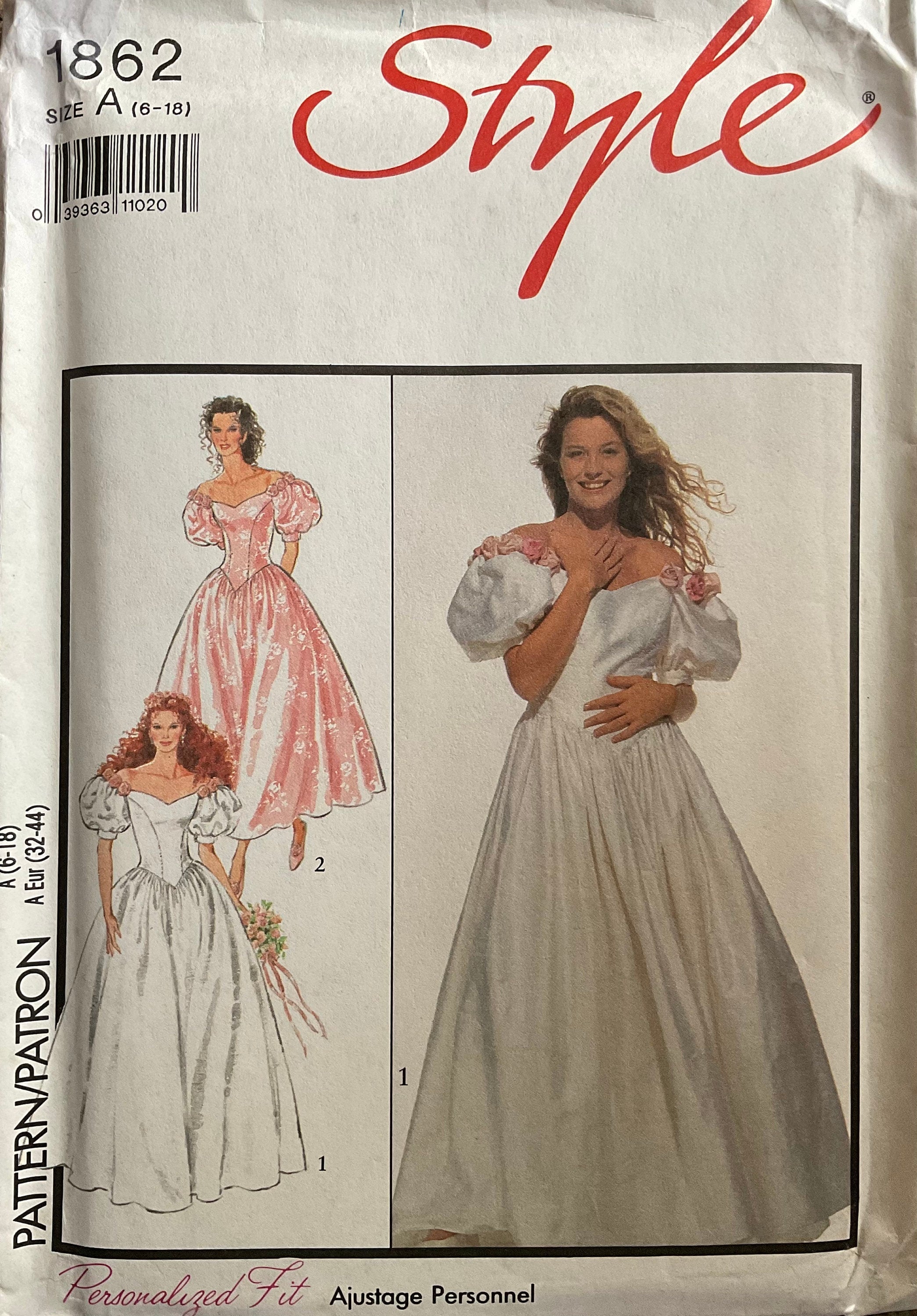 Style 1862 Sewing Pattern (Vintage) UNCUT