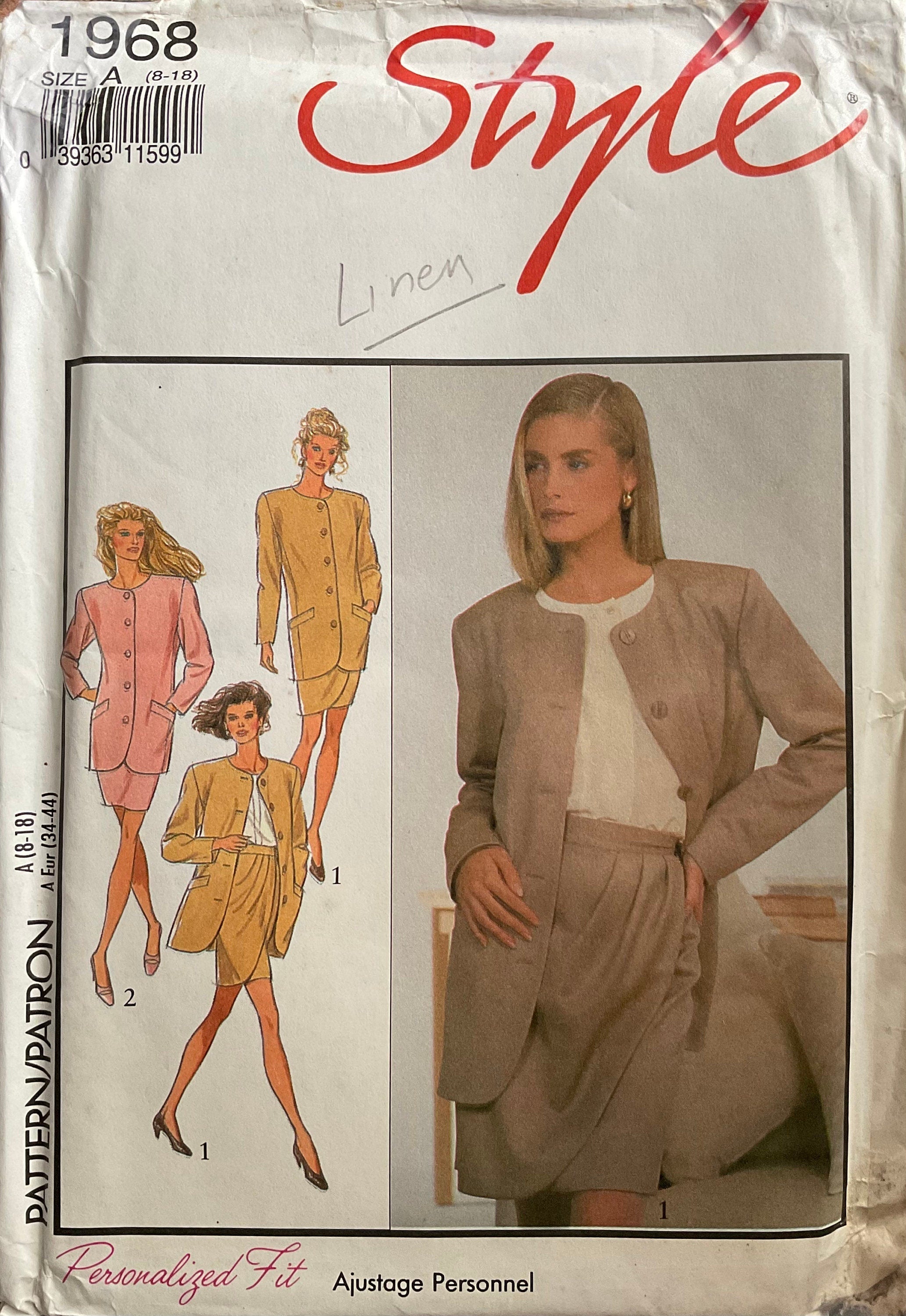 Style 1968 Sewing Pattern (Vintage) UNCUT