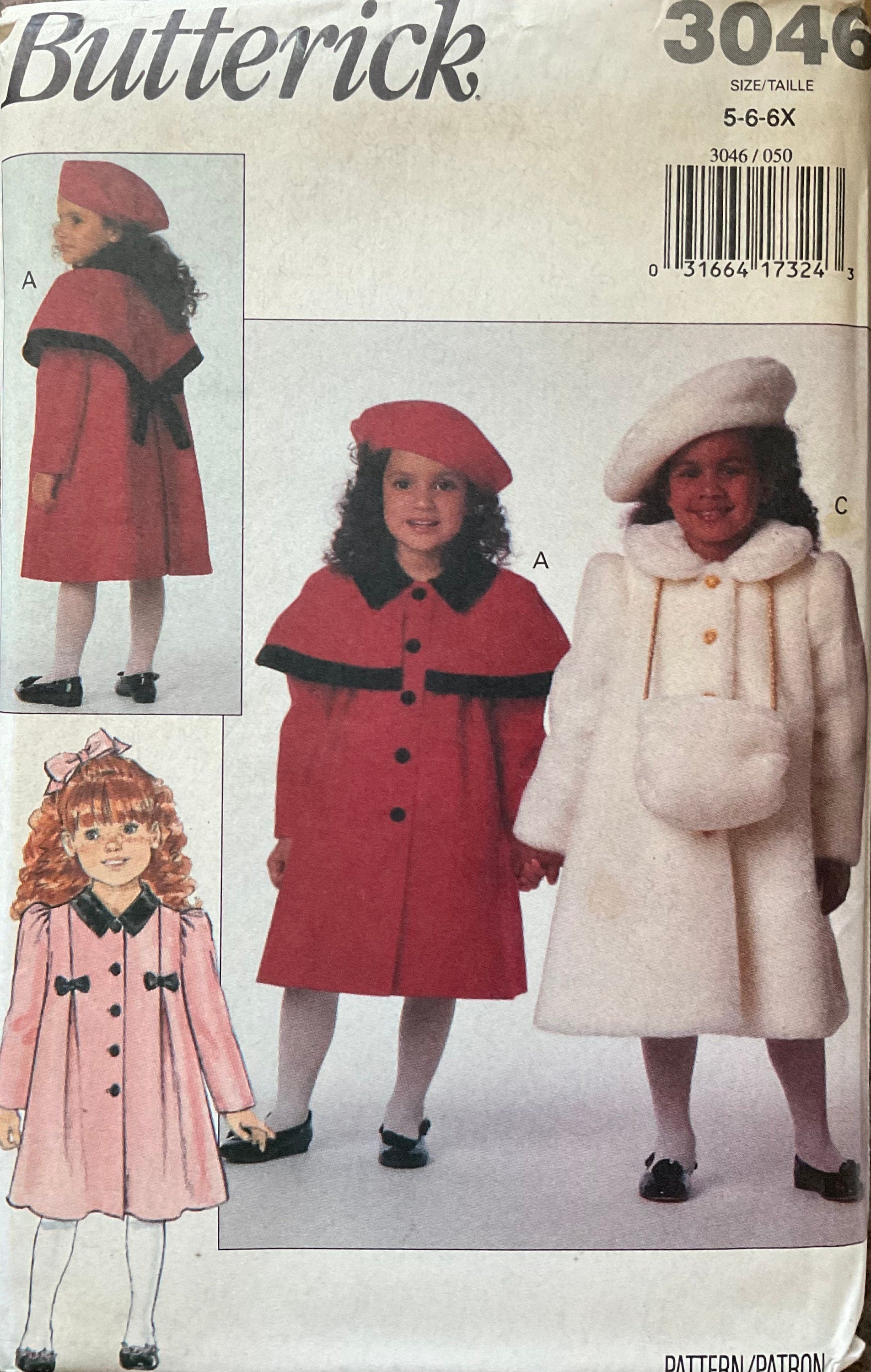 Butterick 3046 Sewing Pattern (Vintage) UNCUT
