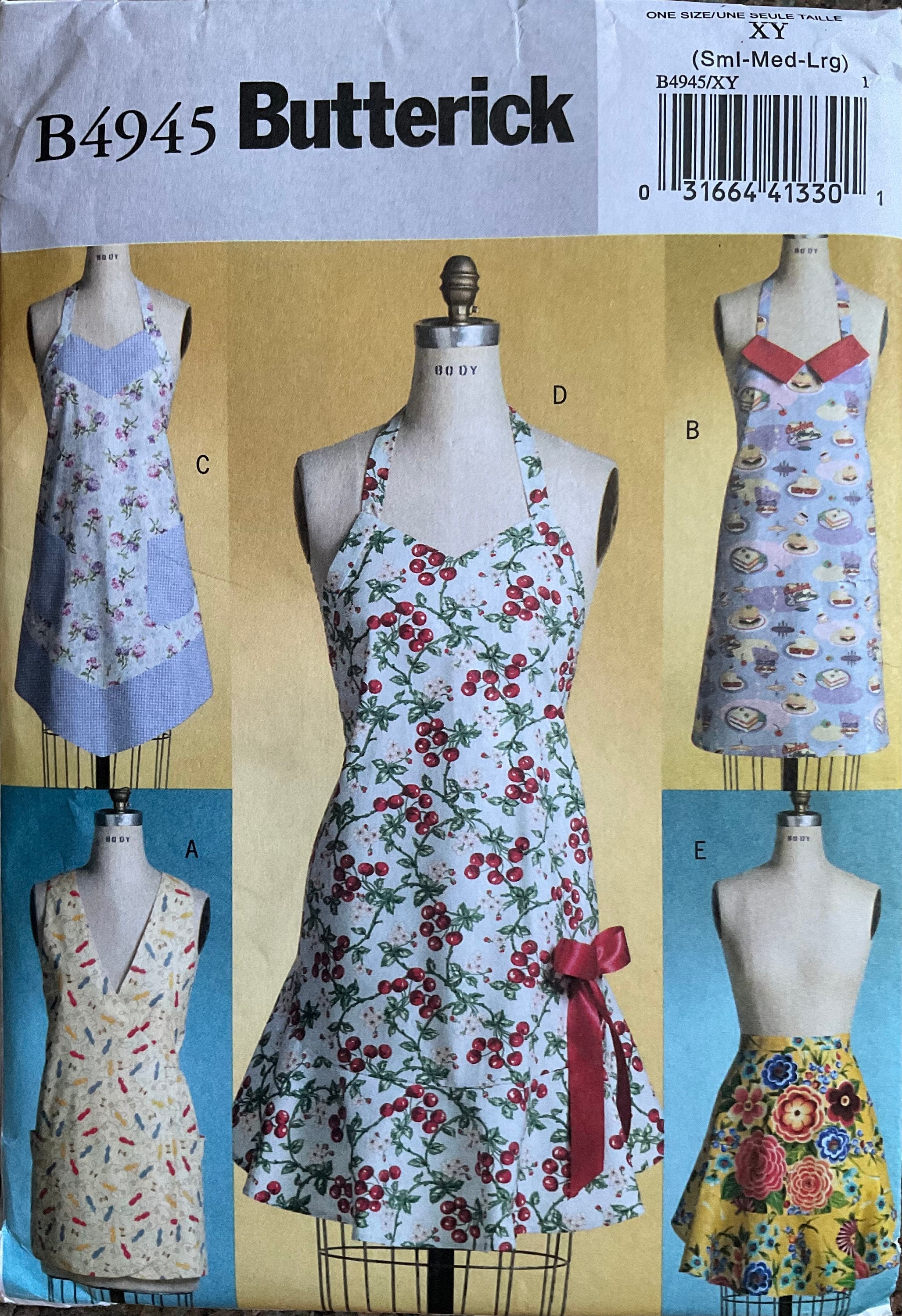 Butterick 4945 Sewing Pattern (Vintage) UNCUT