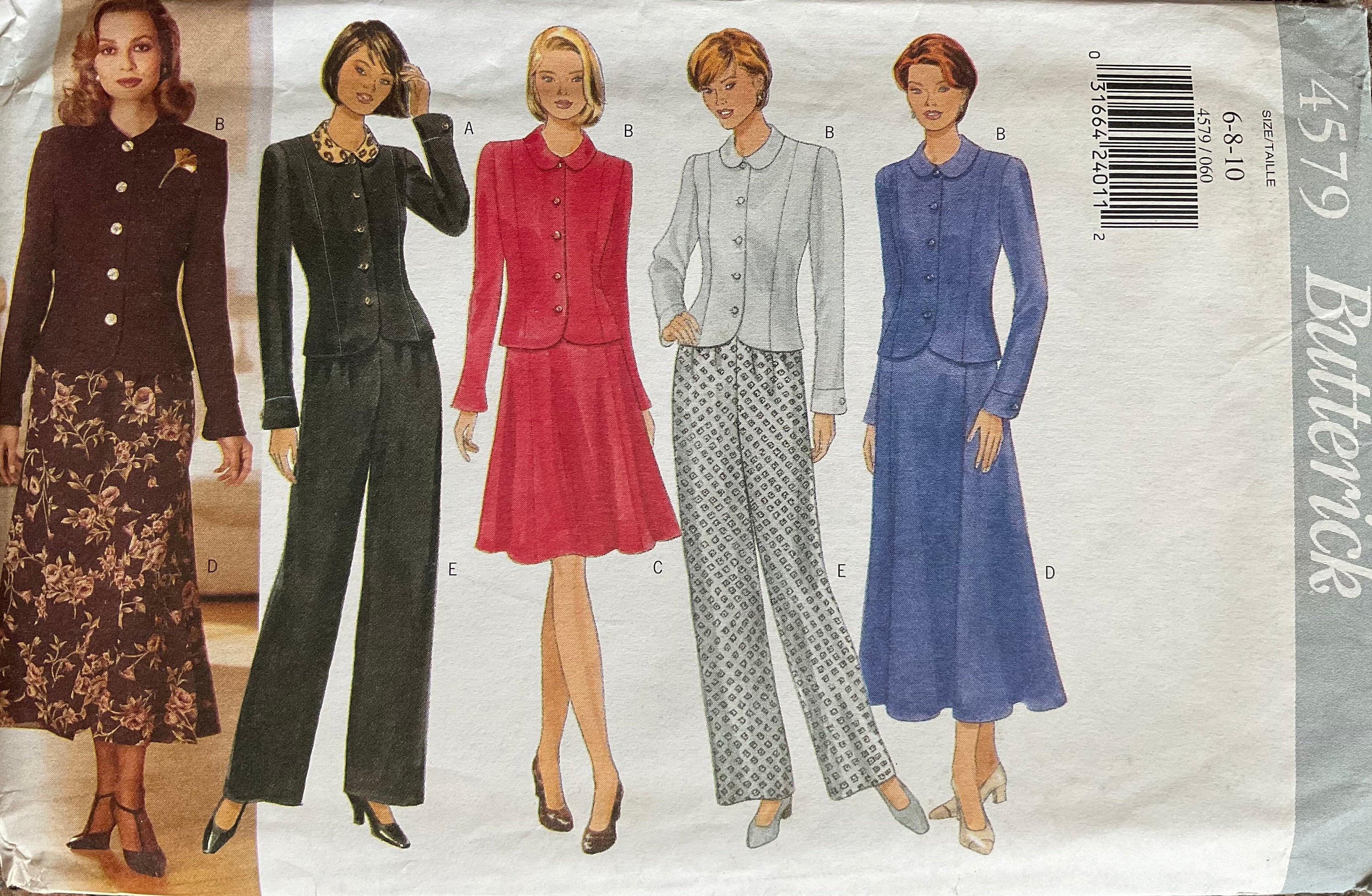 Butterick 4579 Sewing Pattern (Vintage) UNCUT