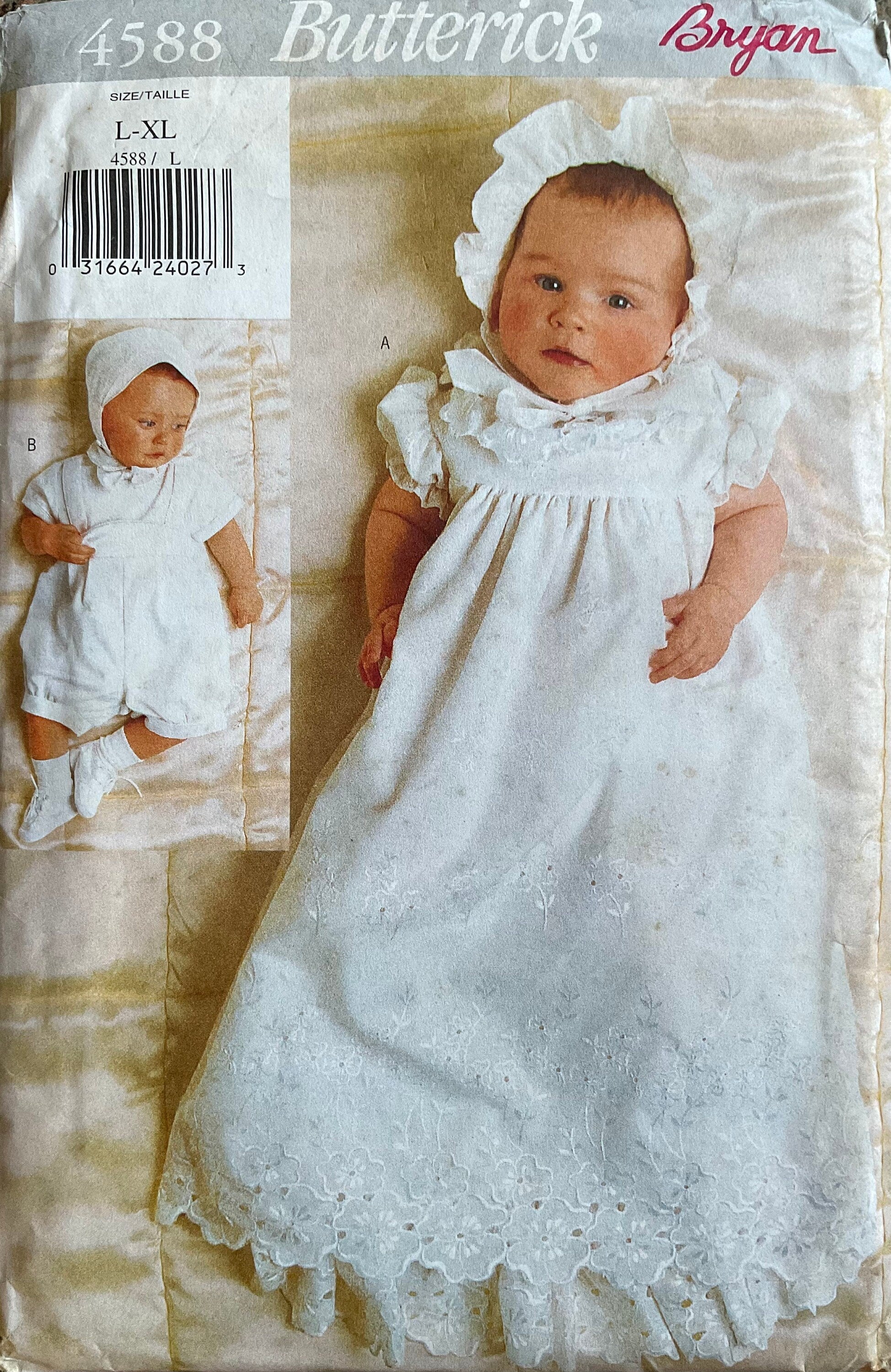 Butterick 4588 Sewing Pattern (Vintage) UNCUT/CUT