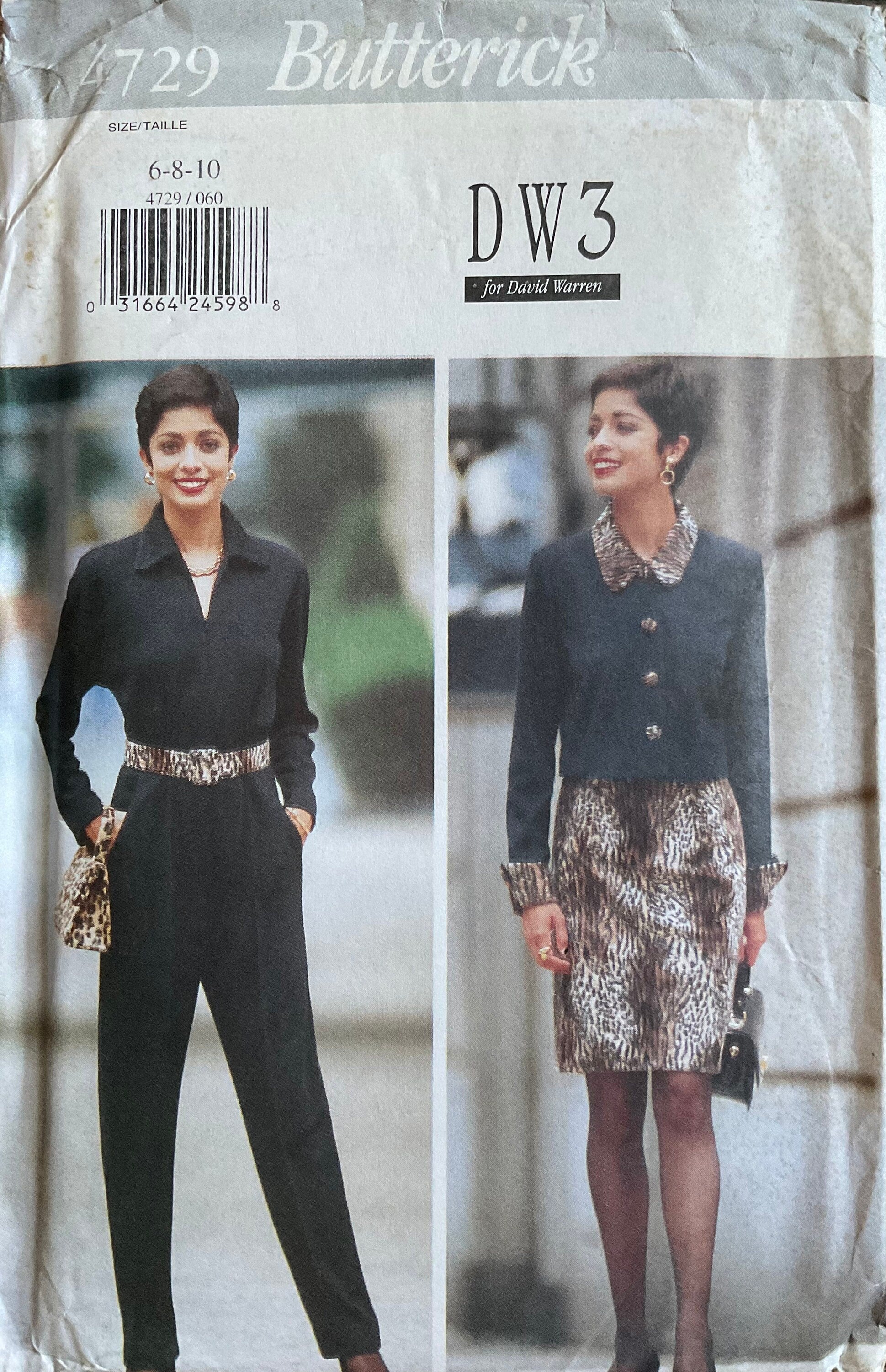 Butterick 4729 Sewing Pattern (Vintage) UNCUT