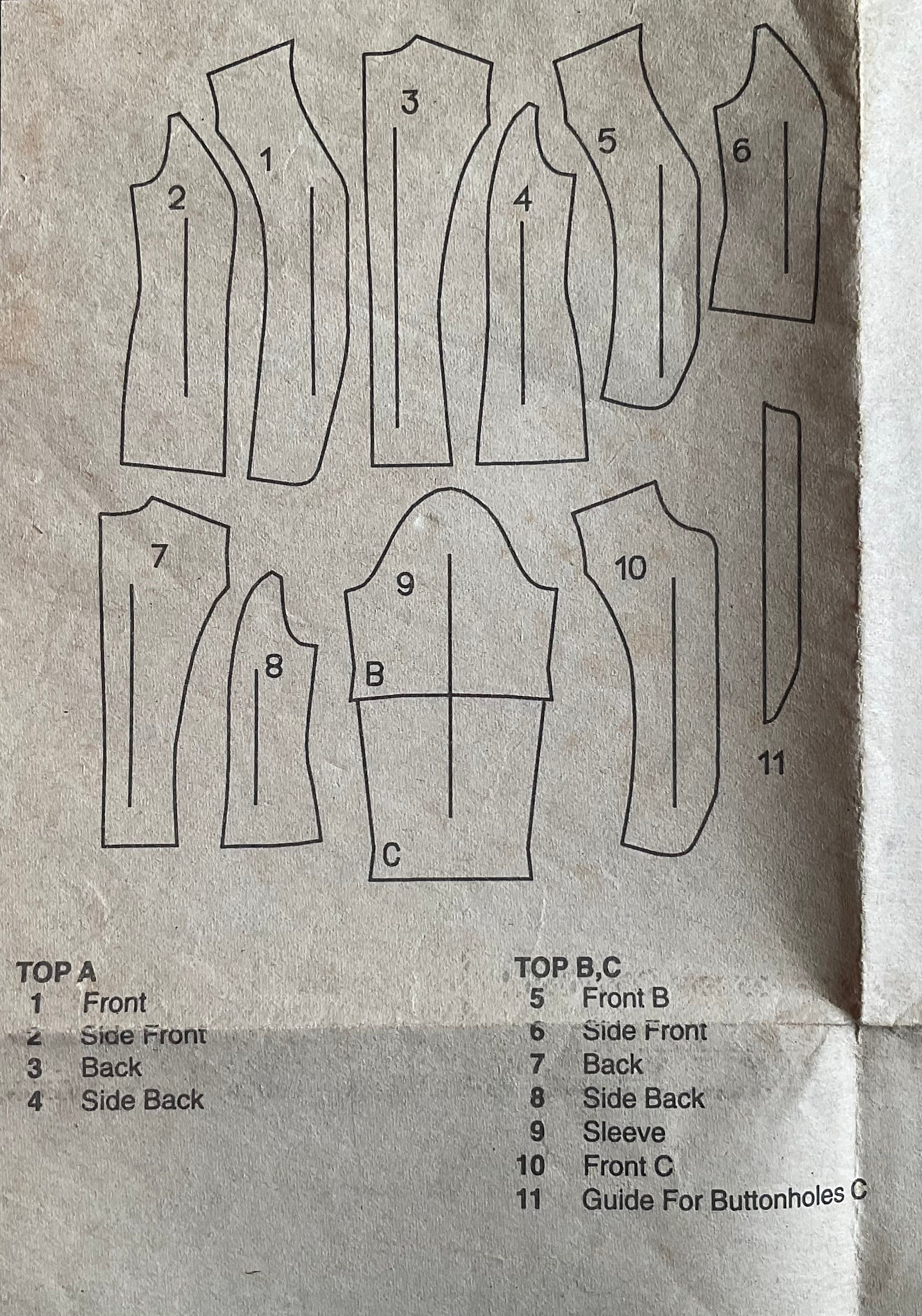 Vogue 9173 Sewing Pattern (Vintage) CUT