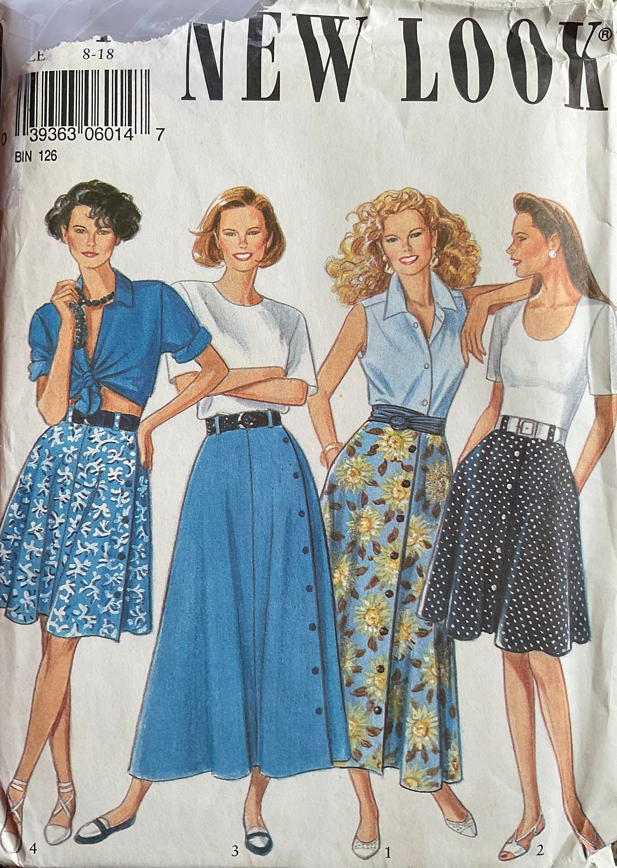 New Look 6014 Sewing Pattern (Vintage) UNCUT