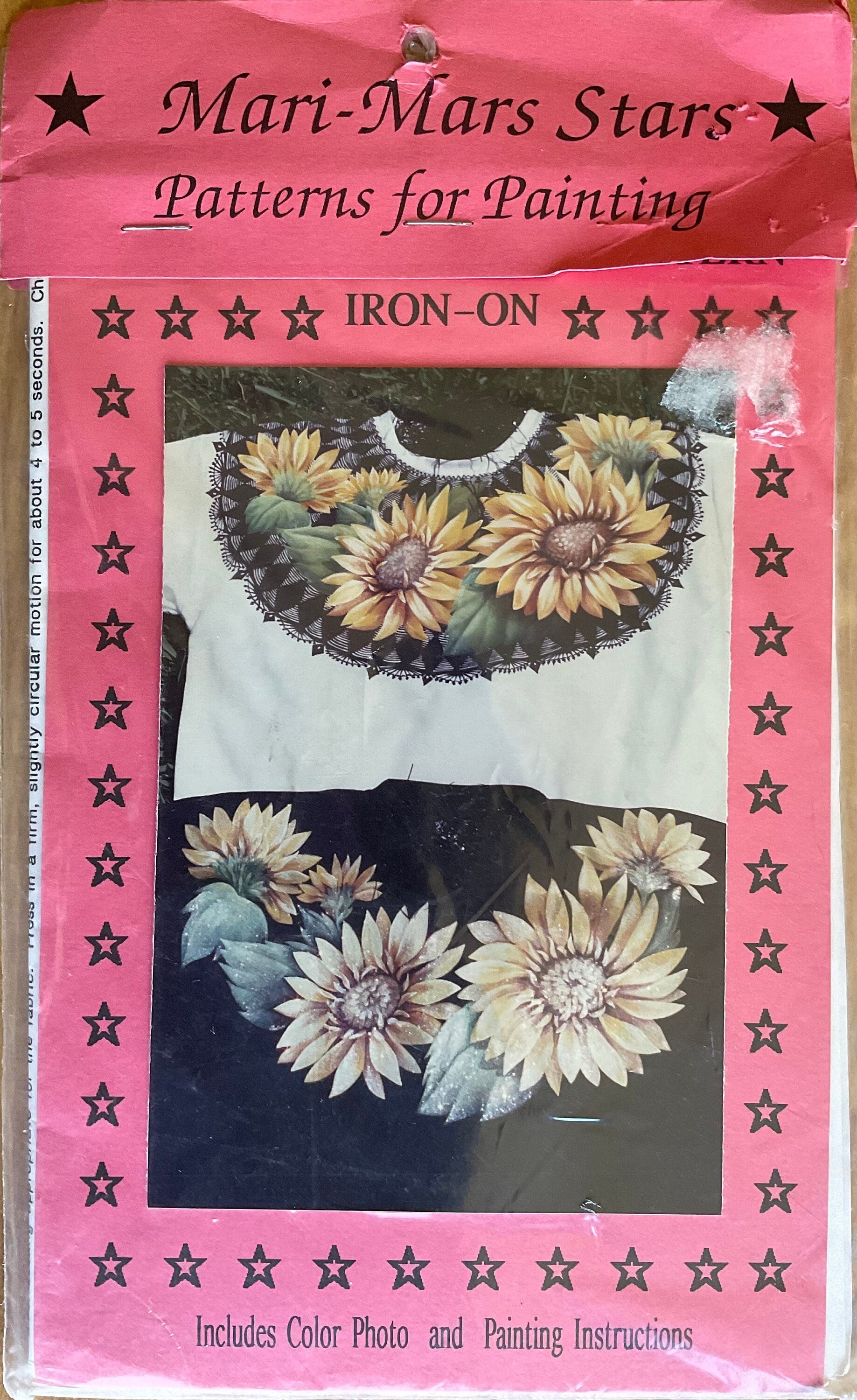 Mari-Mars Stars Transfer Pattern (Vintage) UNCUT