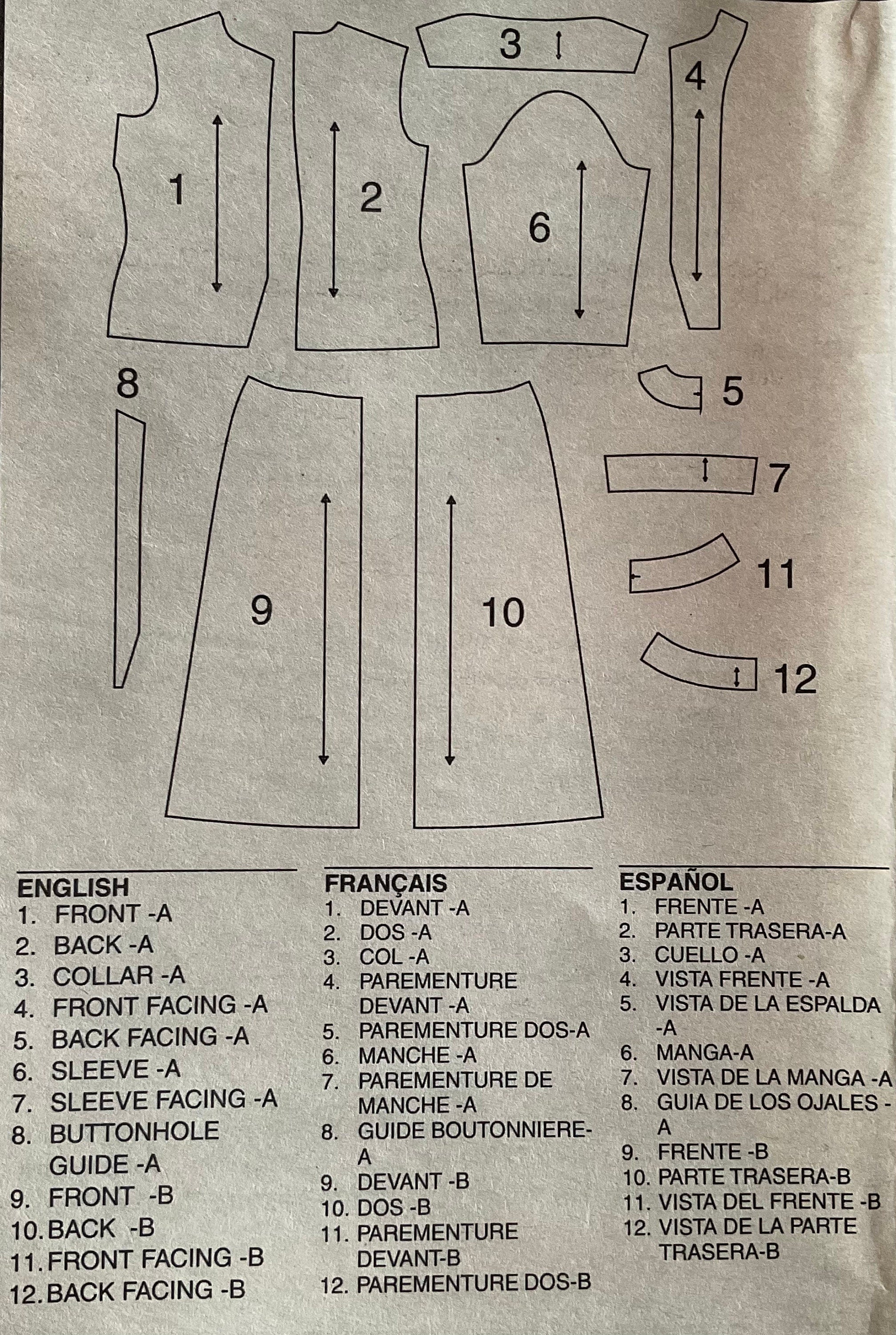 Simplicity 5384 Sewing Pattern (Vintage) CUT