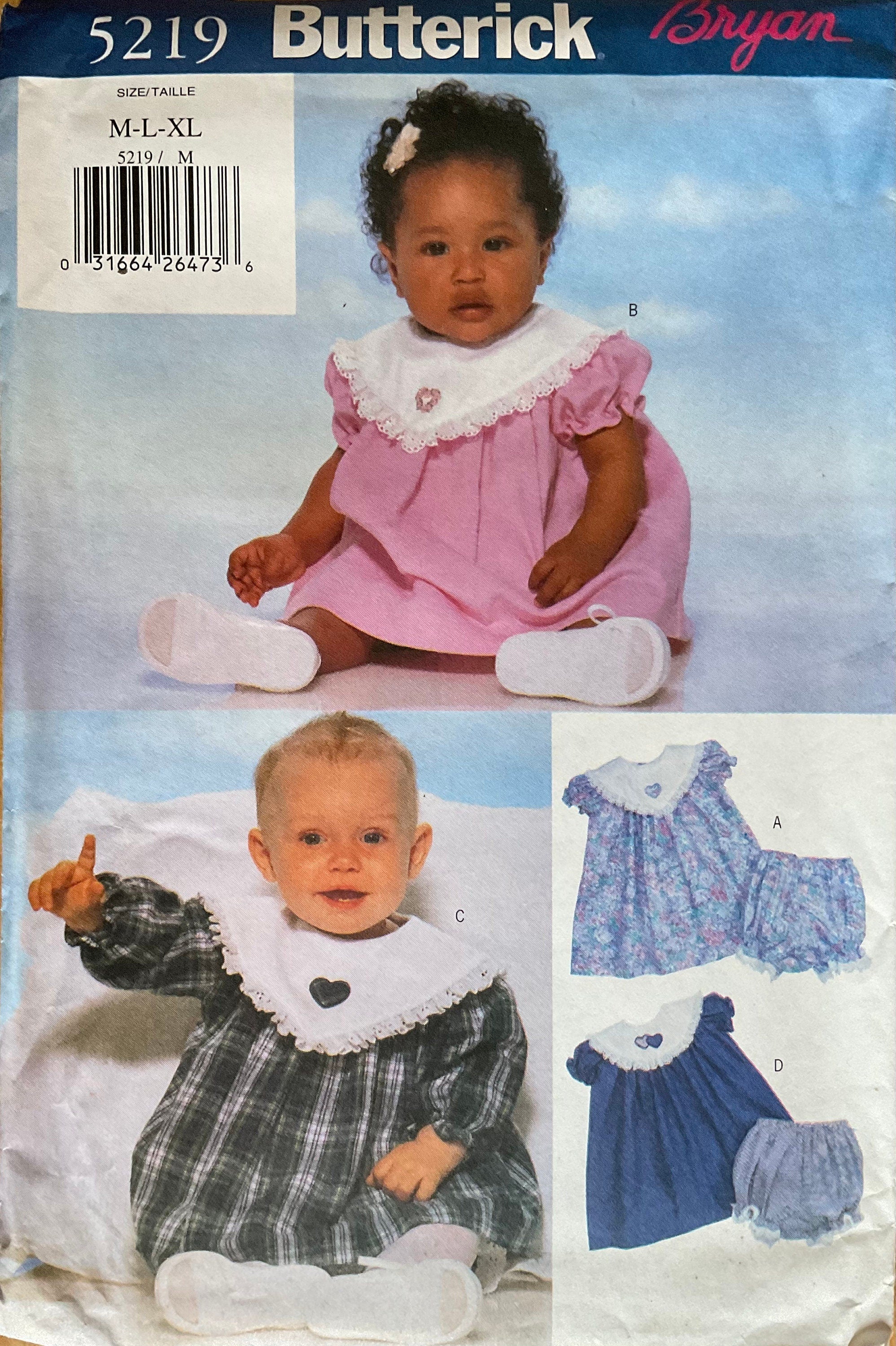 Butterick 5219 Sewing Pattern (Vintage) UNCUT