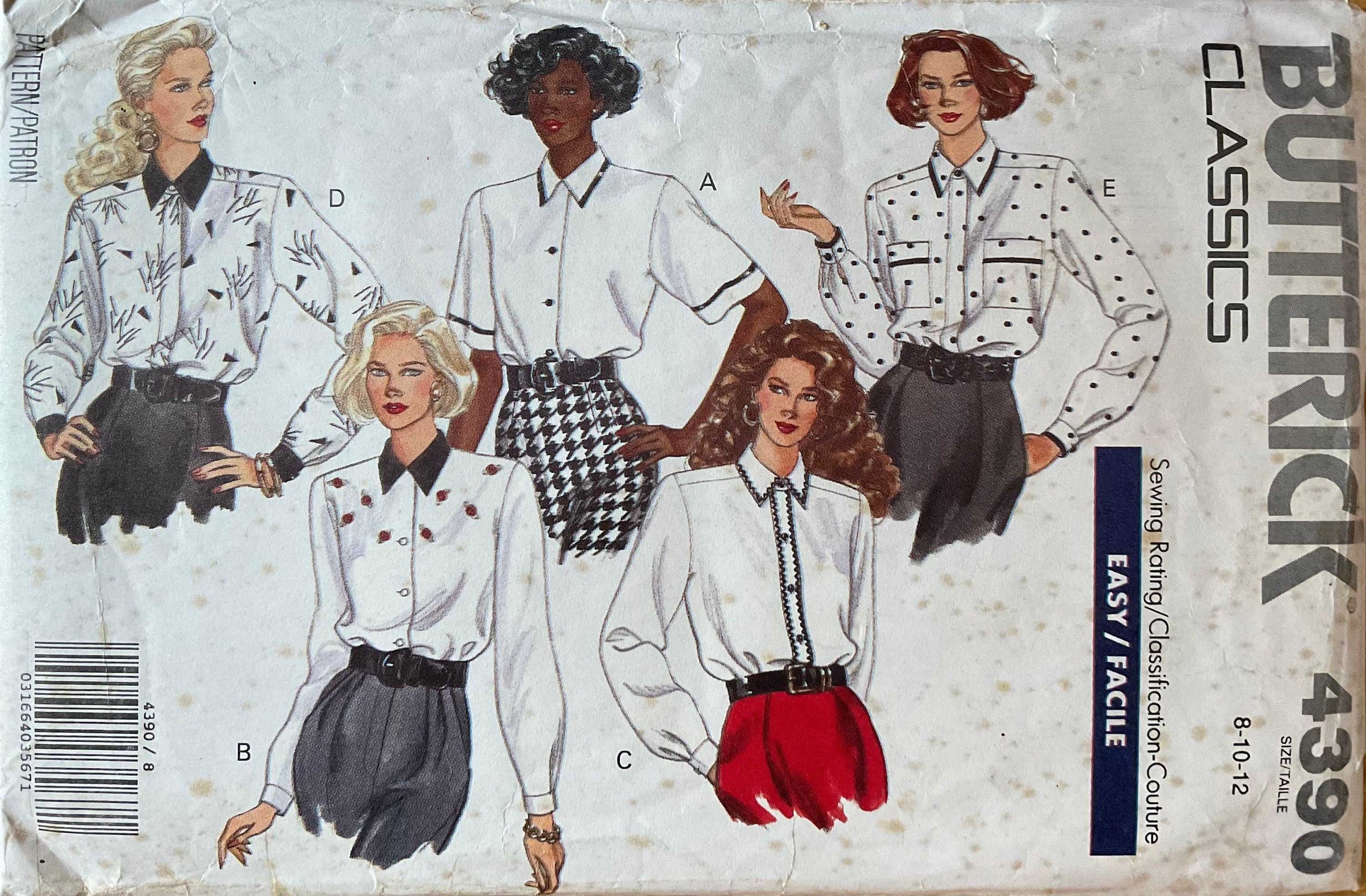 Butterick 4390 Sewing Pattern (Vintage) UNCUT