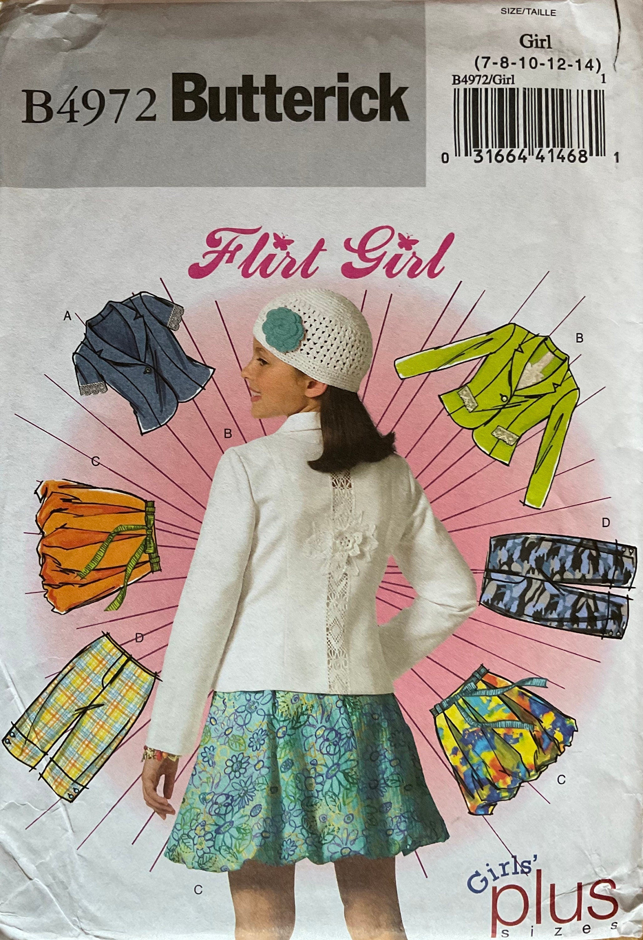 Butterick 4972 Sewing Pattern (Vintage) UNCUT