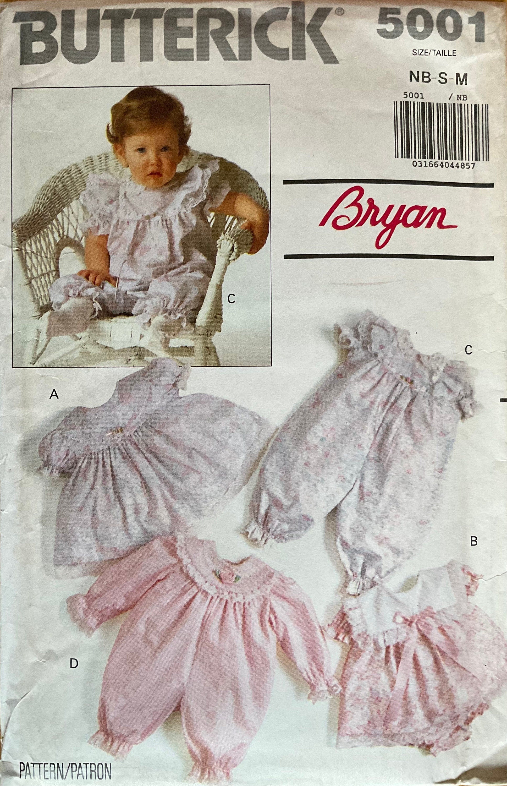 Butterick 5001 Sewing Pattern (Vintage) UNCUT