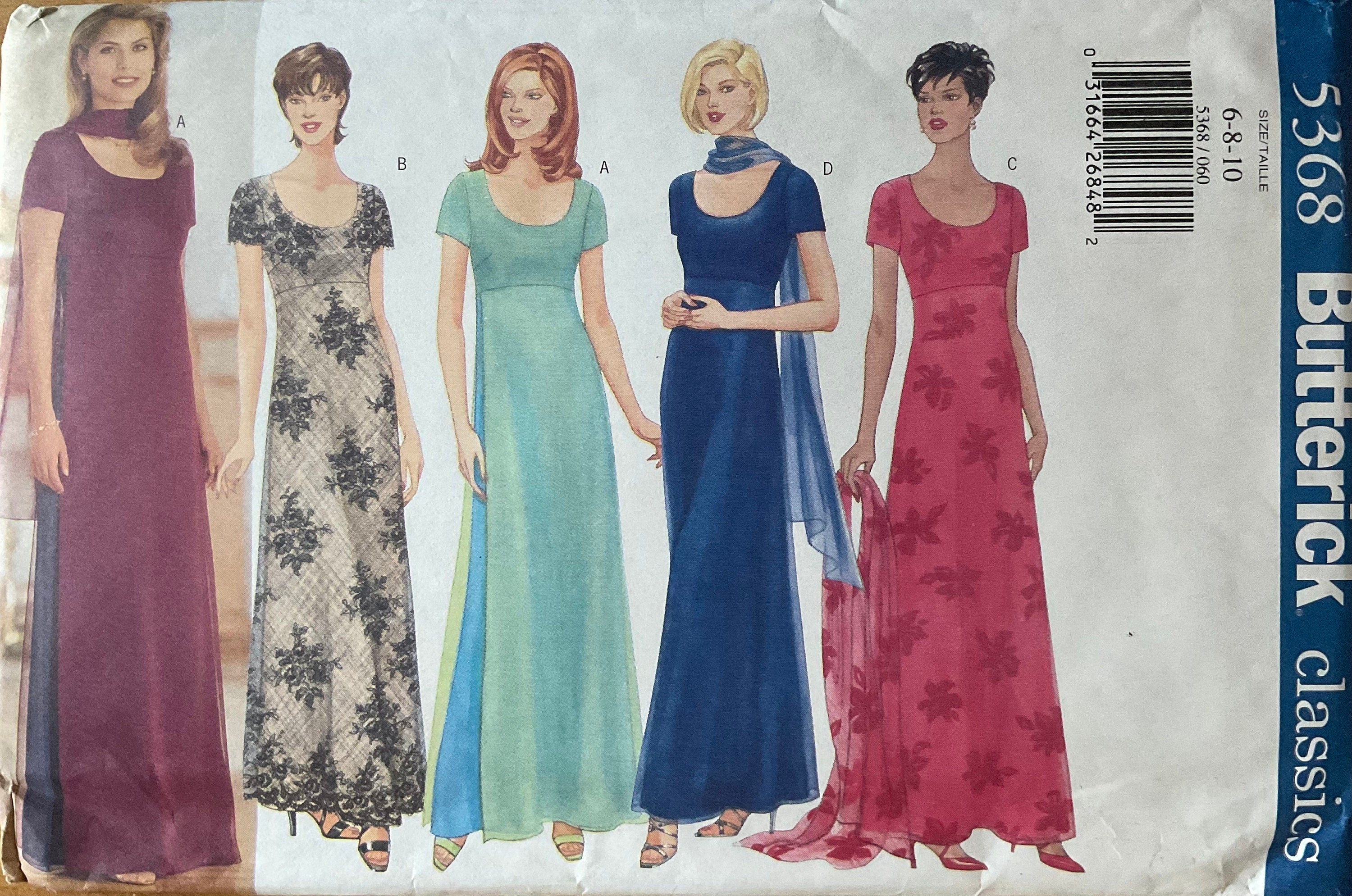 Butterick 5368 Sewing Pattern (Vintage) UNCUT